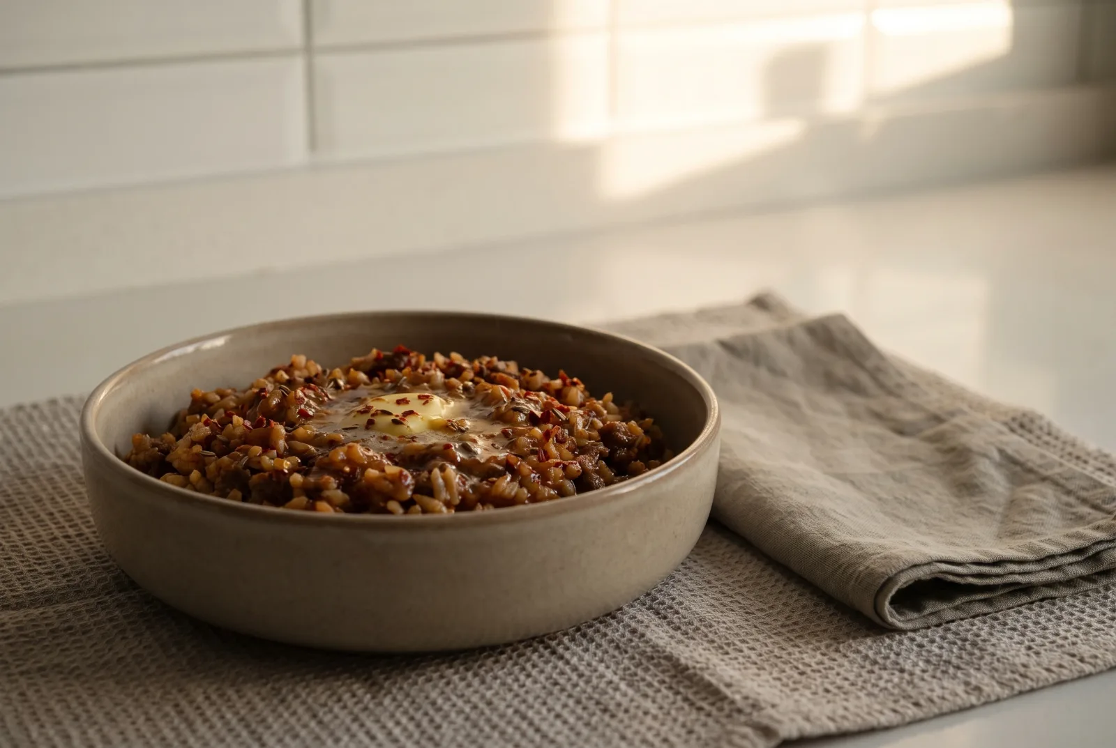 Spicy Fried Leftover Rice | Crispy Pan-Fried Rice Technique