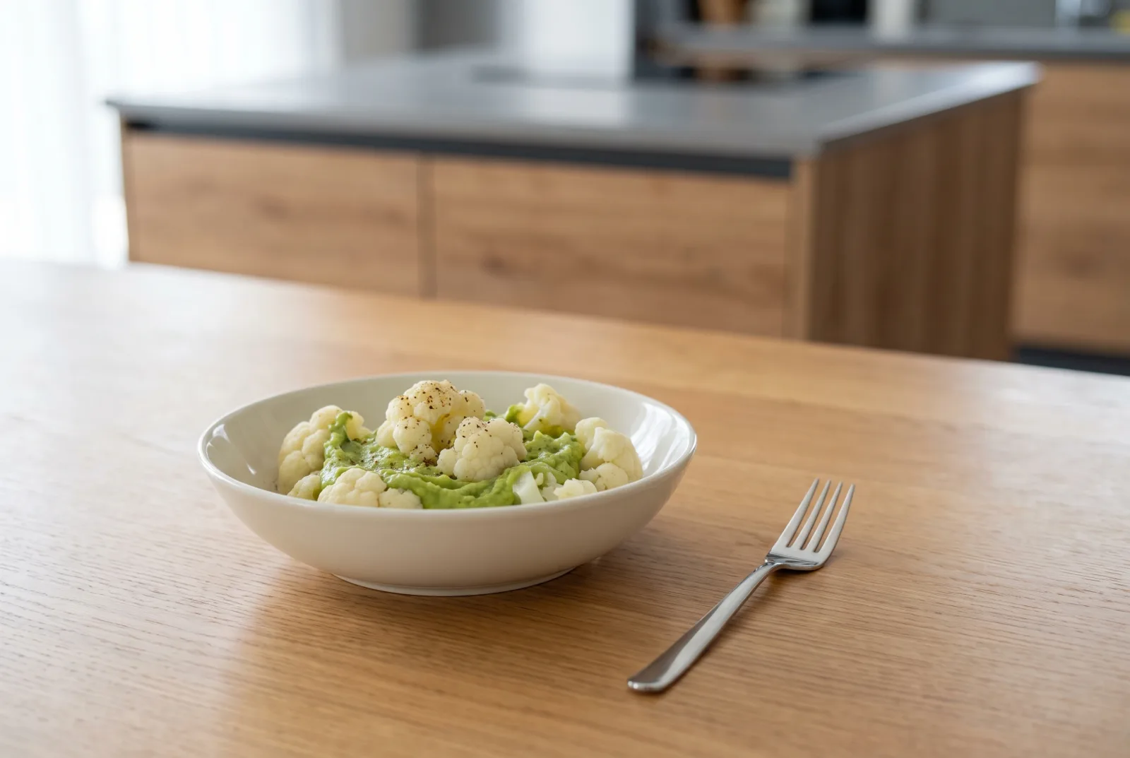 Cauliflower and Avocado Puree | Keto Baby Food