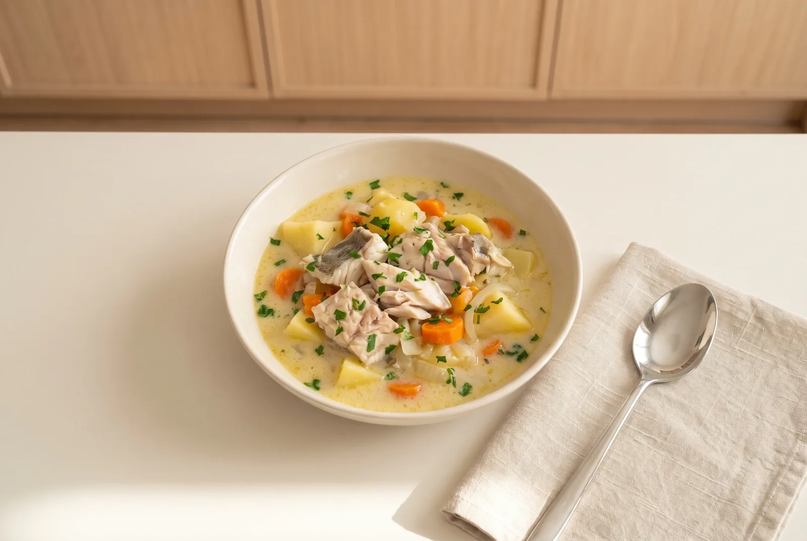 Sea Bass Soup | Light Pressure Cooker Fish Soup