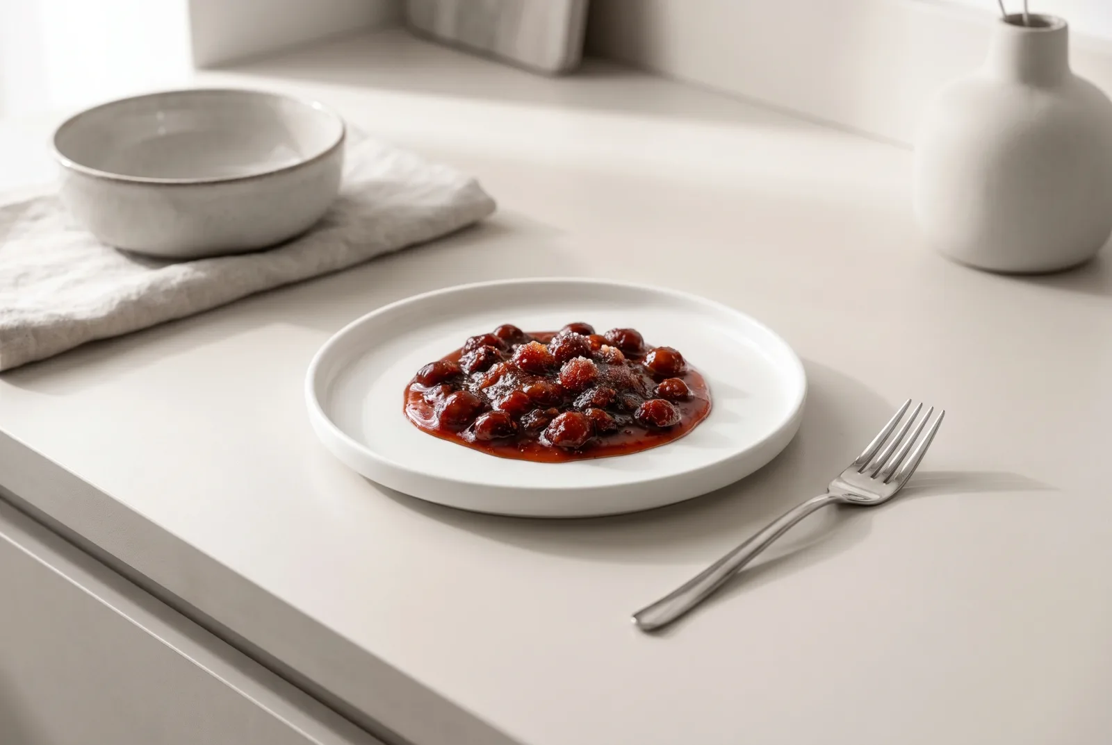 Uvez fruit jam — A low-sugar winter preserve thickened with oats