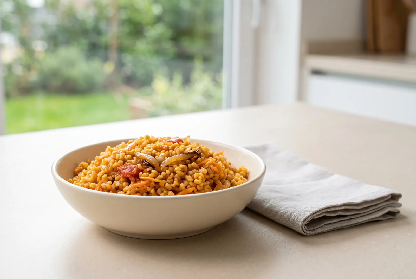 Carrot Bulgur Pilaf — Turkish-Style Bulgur with Carrot