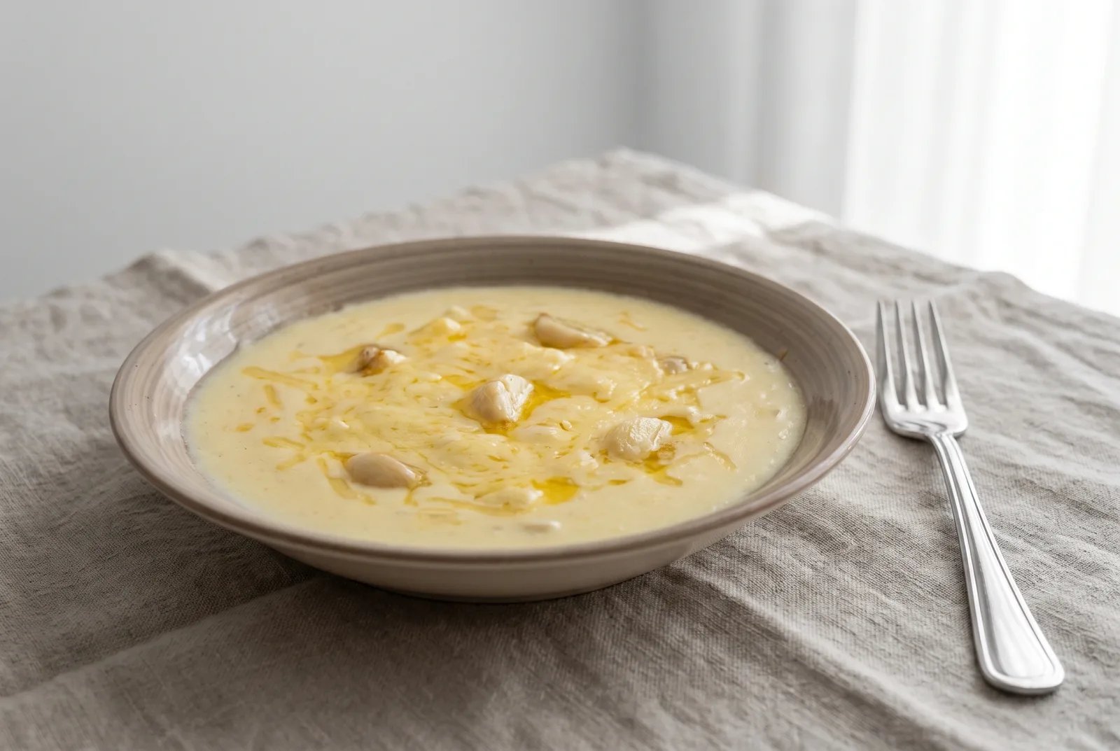 Kashar Cheese Sauce (Keto-Friendly Creamy Garlic Sauce)