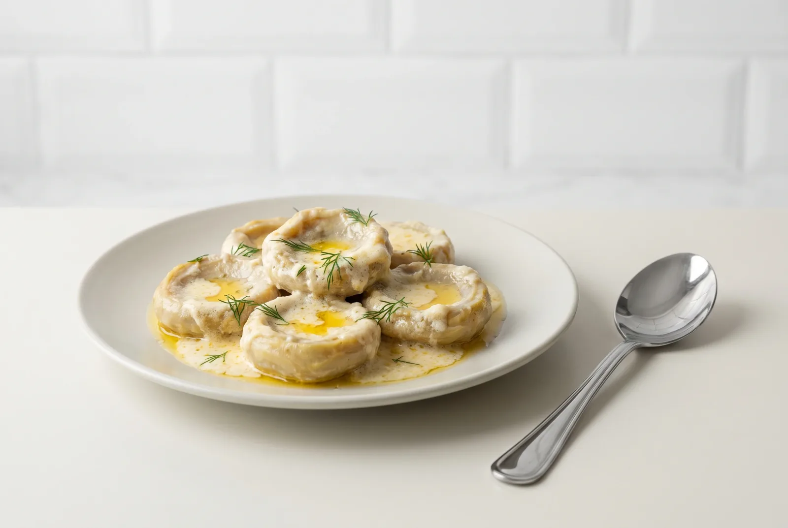 Kaymak and Artichoke Sauce | Creamy Sauce Made with Fresh Artichoke Hearts