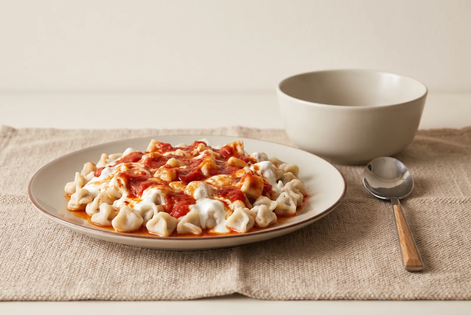 Sivas Dumplings | Cut Dough with Tomato Sauce, No Yogurt