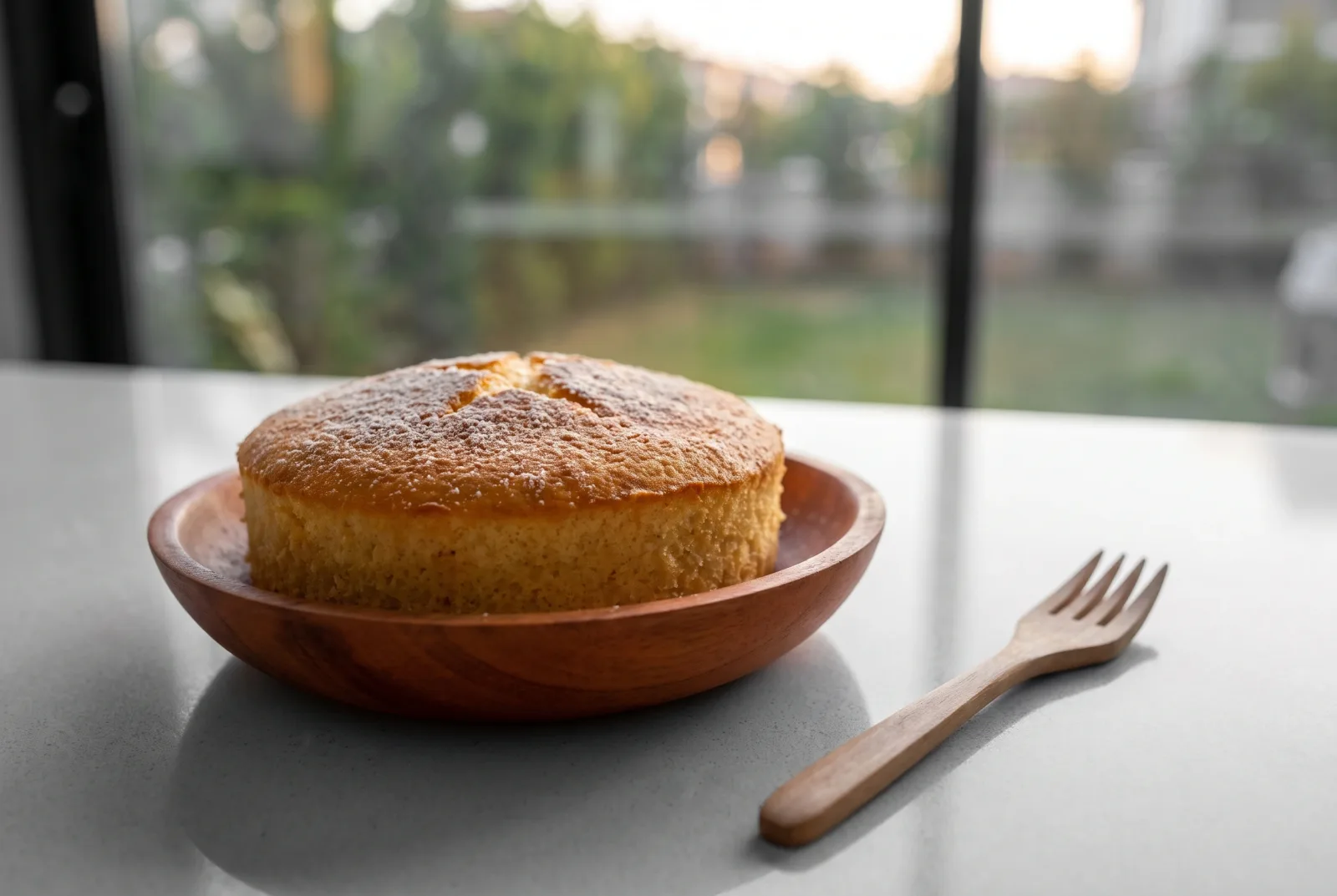 Skillet Vanilla Cake | Light Cake Cooked over Charcoal Embers in 15 Minutes