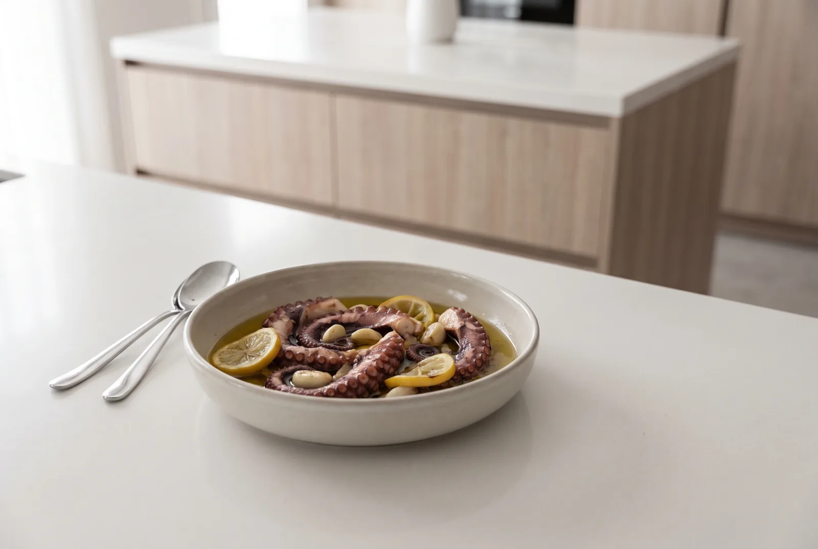 Aegean-Style Octopus with Olive Oil | Boiled and Chilled