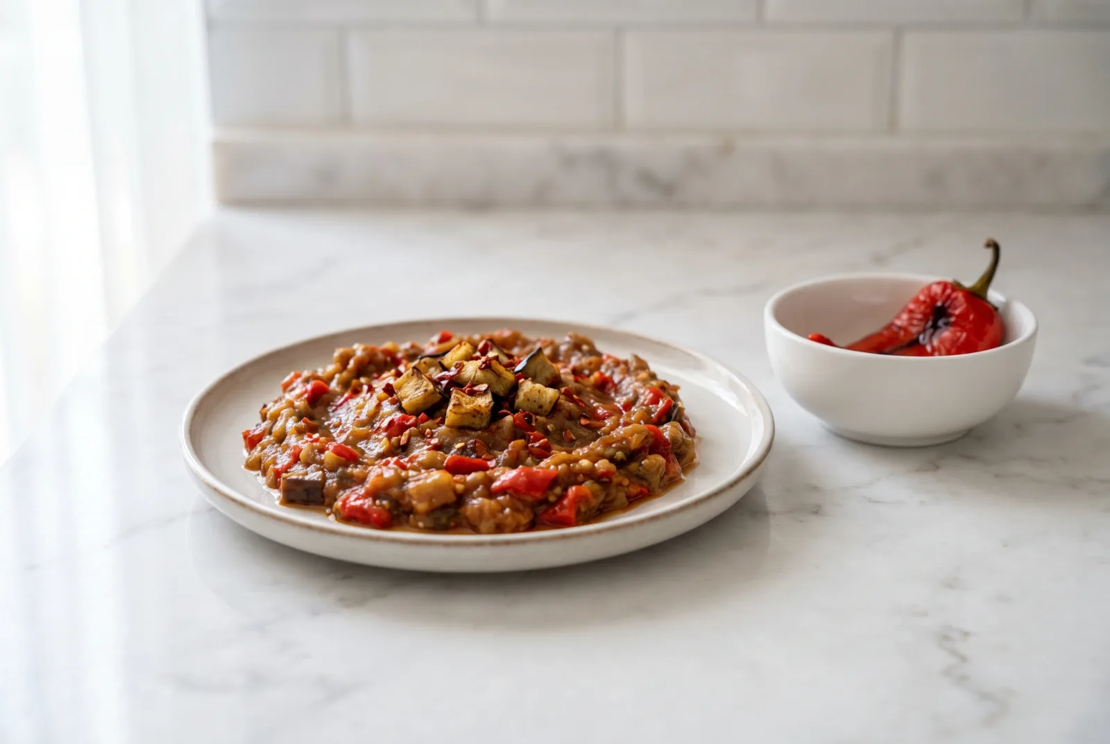 Spicy Roasted Eggplant Dip | Gaziantep-Style Air Fryer Meze