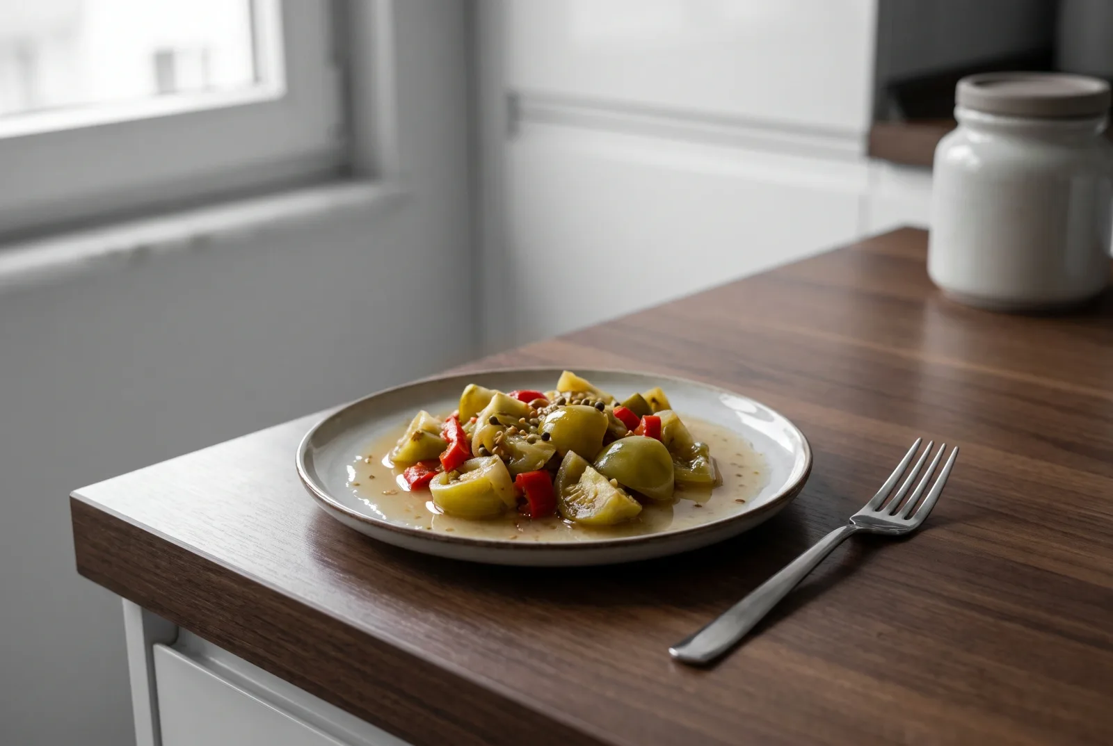 Spicy Pickled Green Tomatoes | Keto-Friendly Hot Pickles for Winter Storage