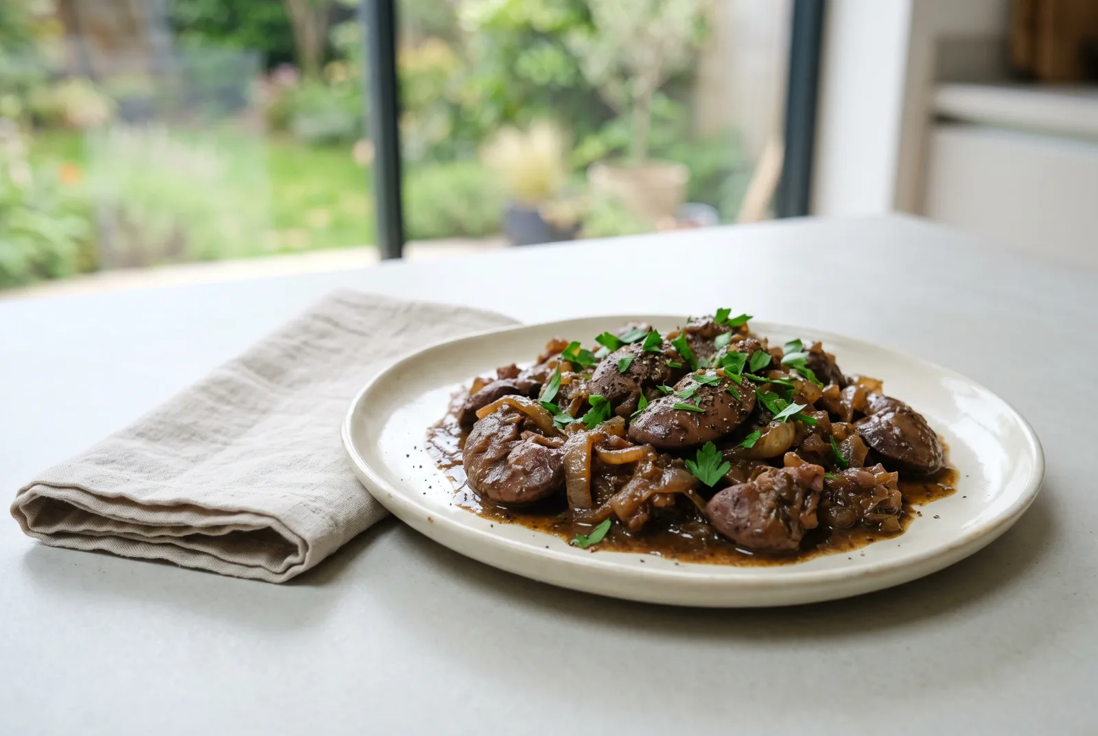 Boiled Lamb Kidneys | Long-Simmered in Vinegar Water