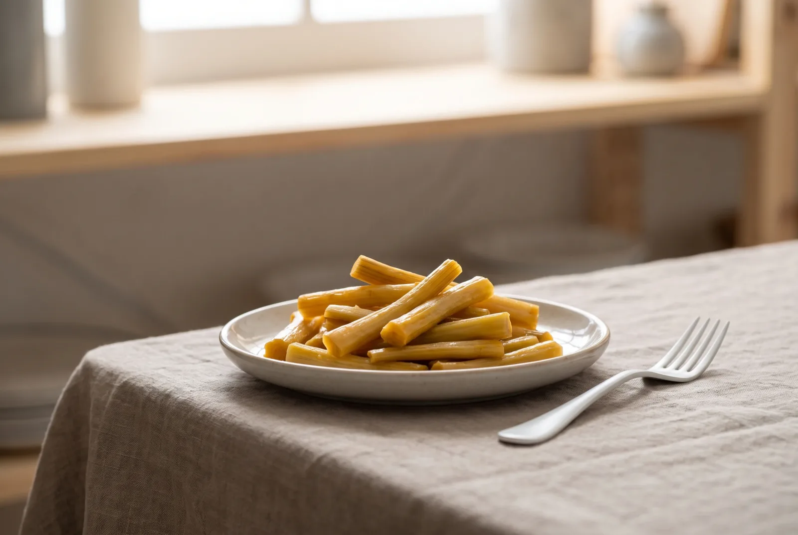 Pickled Artichoke Stems | Zero-Waste Quick Vinegar Pickle