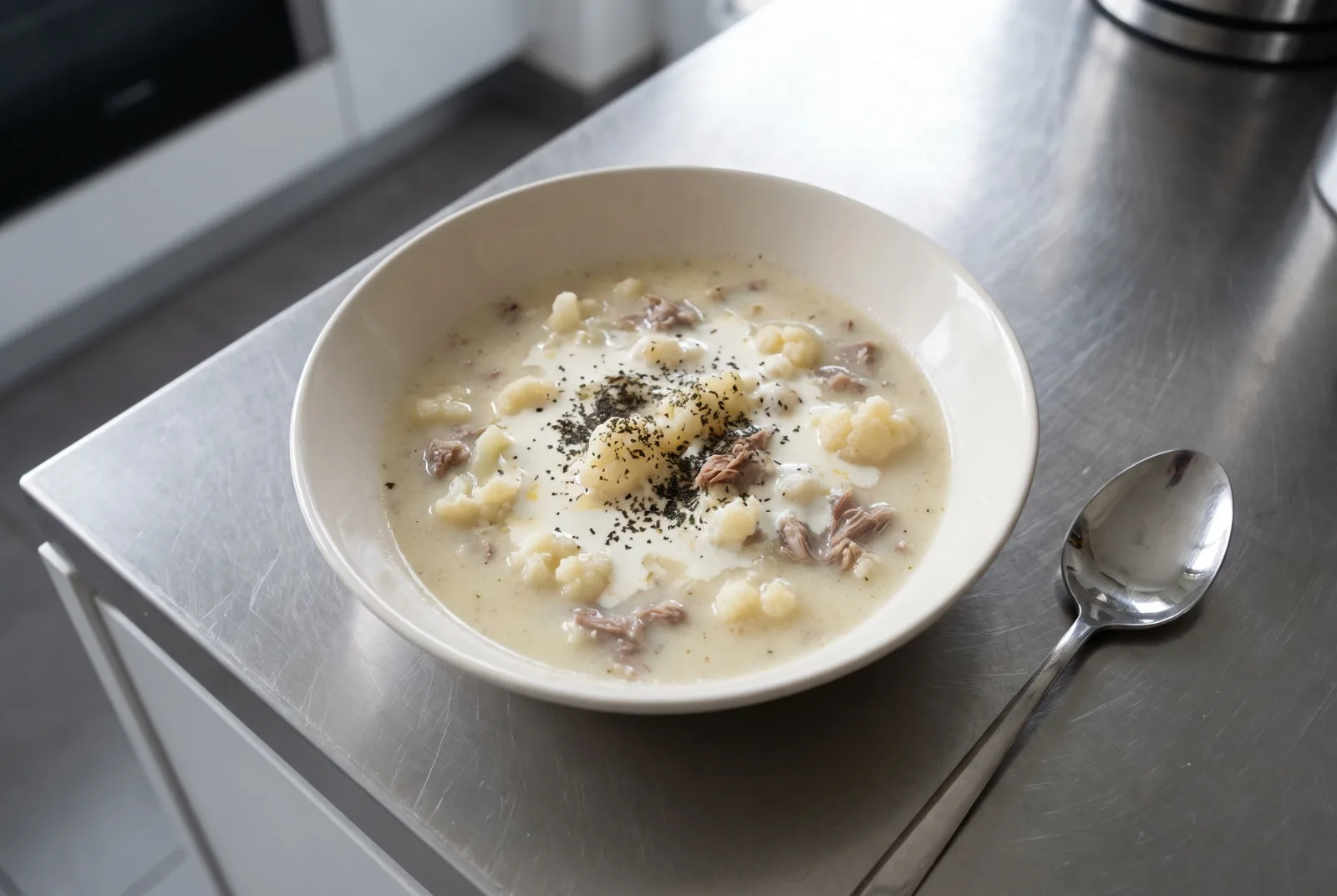 Creamy Lamb and Cauliflower Soup | A Thermos-Friendly Picnic and Barbecue Starter