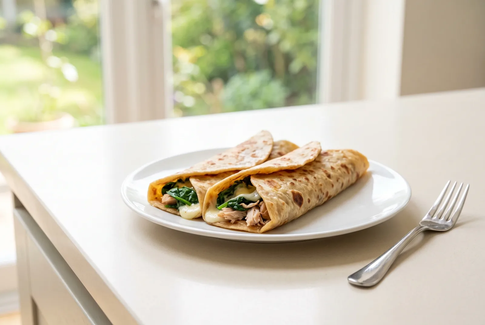 Rolled Turkey Breast | Spinach and White Cheese Filling, Baked Whole