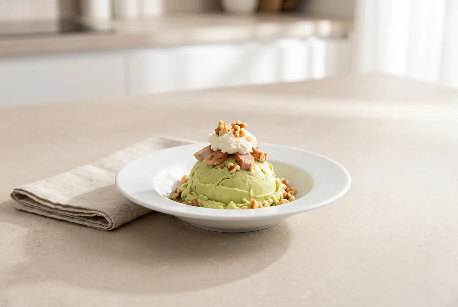 Sugar-Free Avocado Ice Cream | Keto Dessert with Coconut Milk