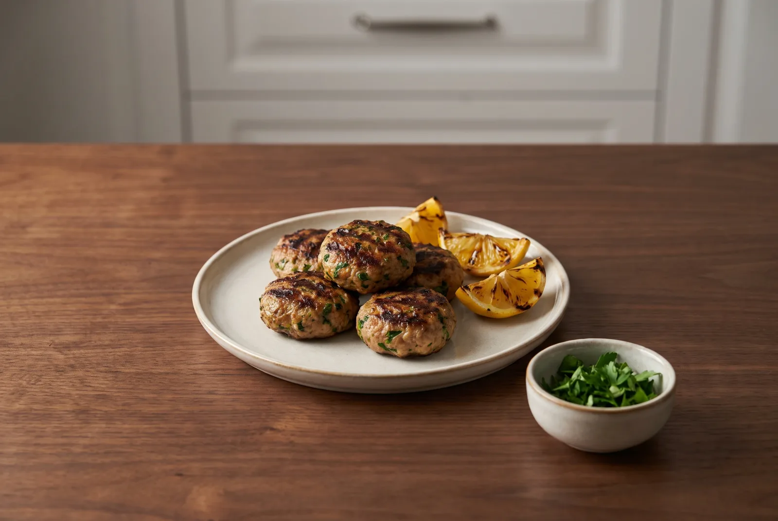 Tuna Patties | Grilled with Capers and Lemon Zest
