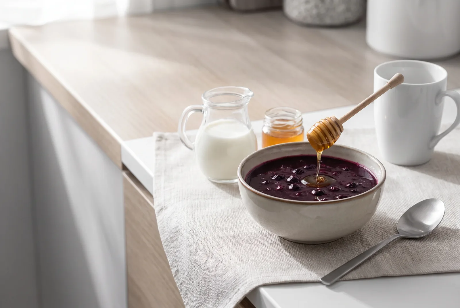 Homemade blueberry juice — Suitable for freezing