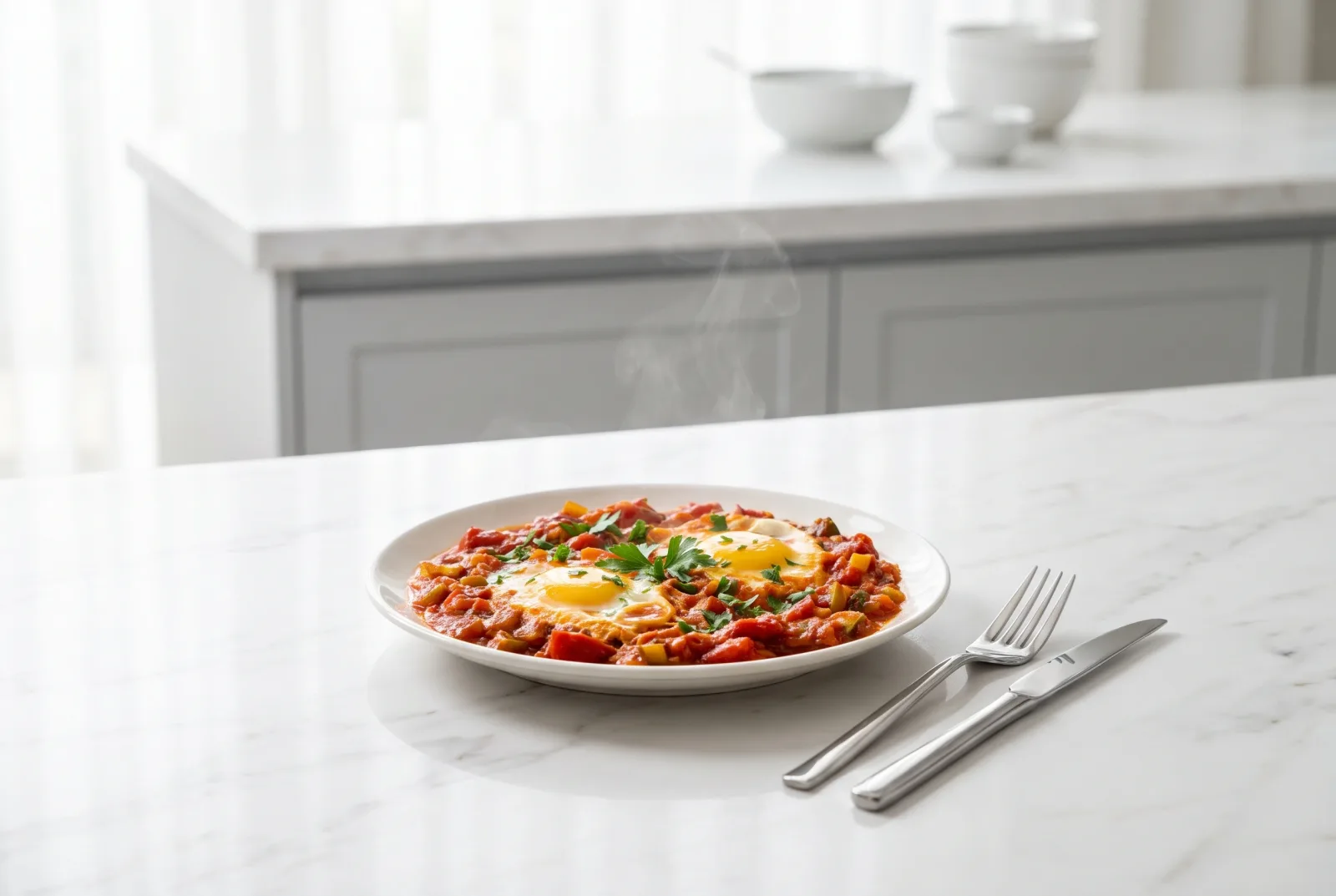 Baked Eggs in Tomato Sauce | Armenian-Style Slow-Cooked Eggs