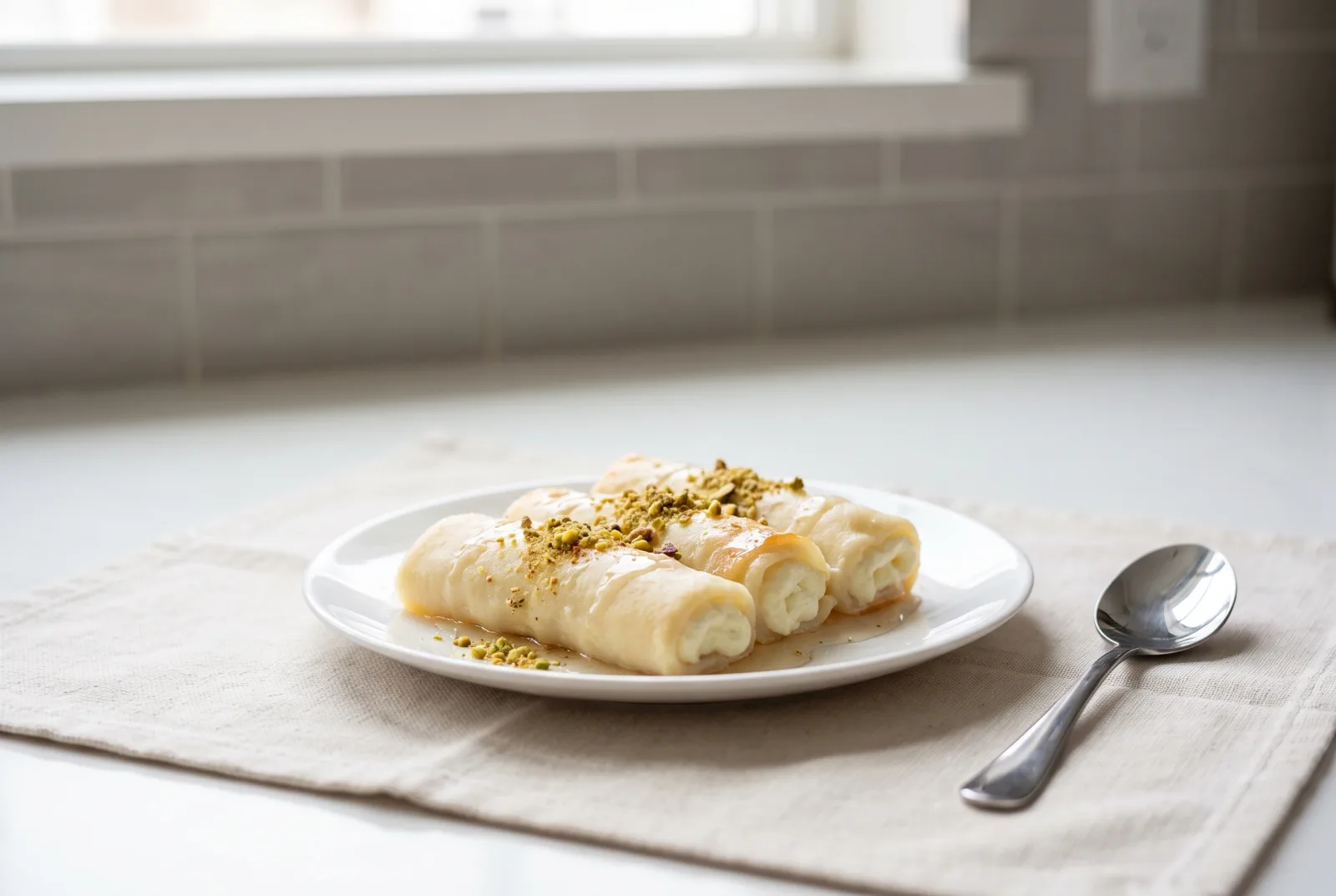 Halawet el Jibn | Syrian Pressure-Steamed Cheese and Semolina Dessert