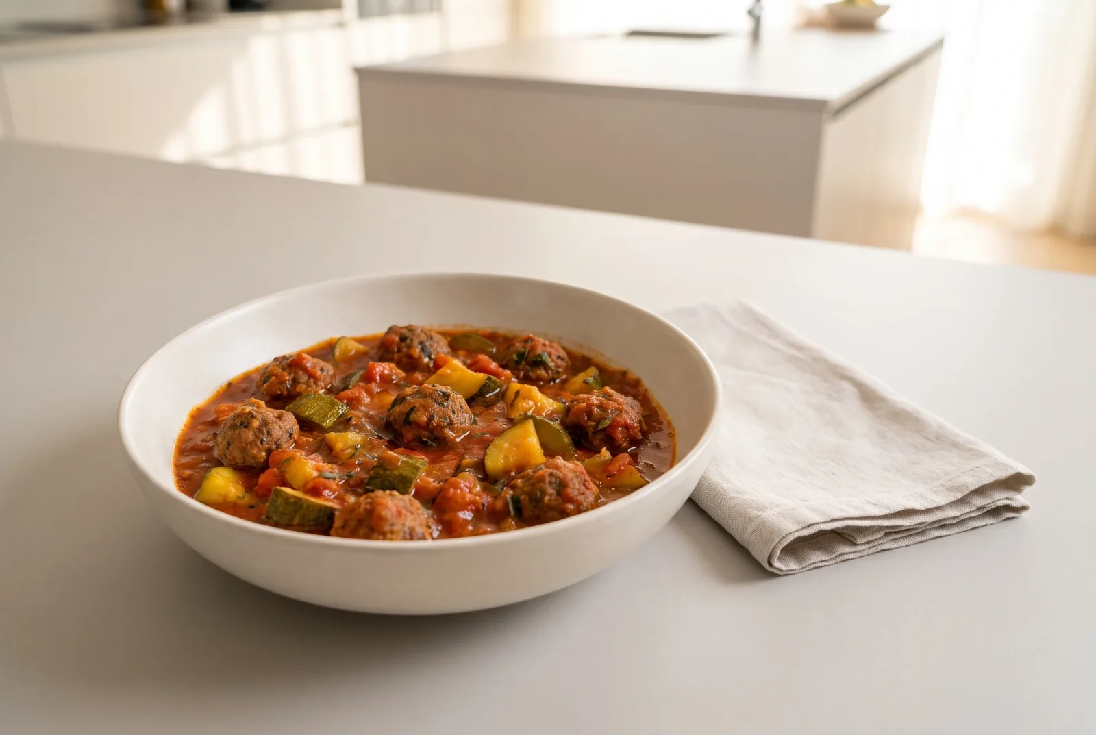 Zucchini Meatball Stew | Quick Pressure-Cooker Recipe
