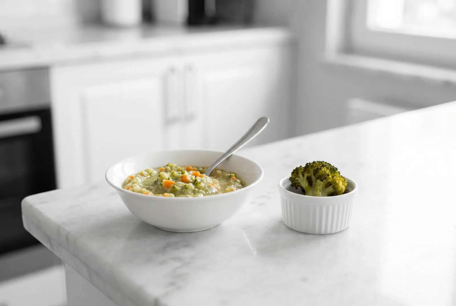 Baby Puree from Leftover Roasted Vegetables — Australian Broccoli Blend