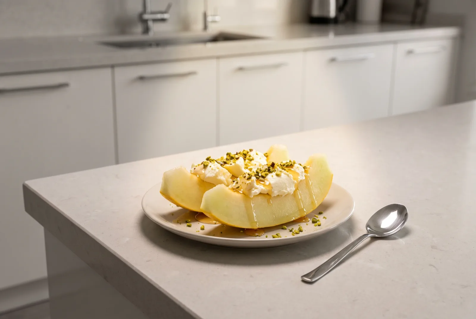 Kavun Kaymak Tabağı — Classic No-Cook Summer Melon and Clotted Cream Dessert