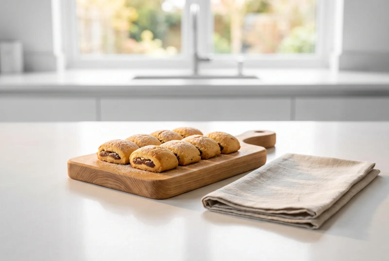 Kleyça (Iraqi Date-Filled Cookies) — Wholegrain Holiday Cookies