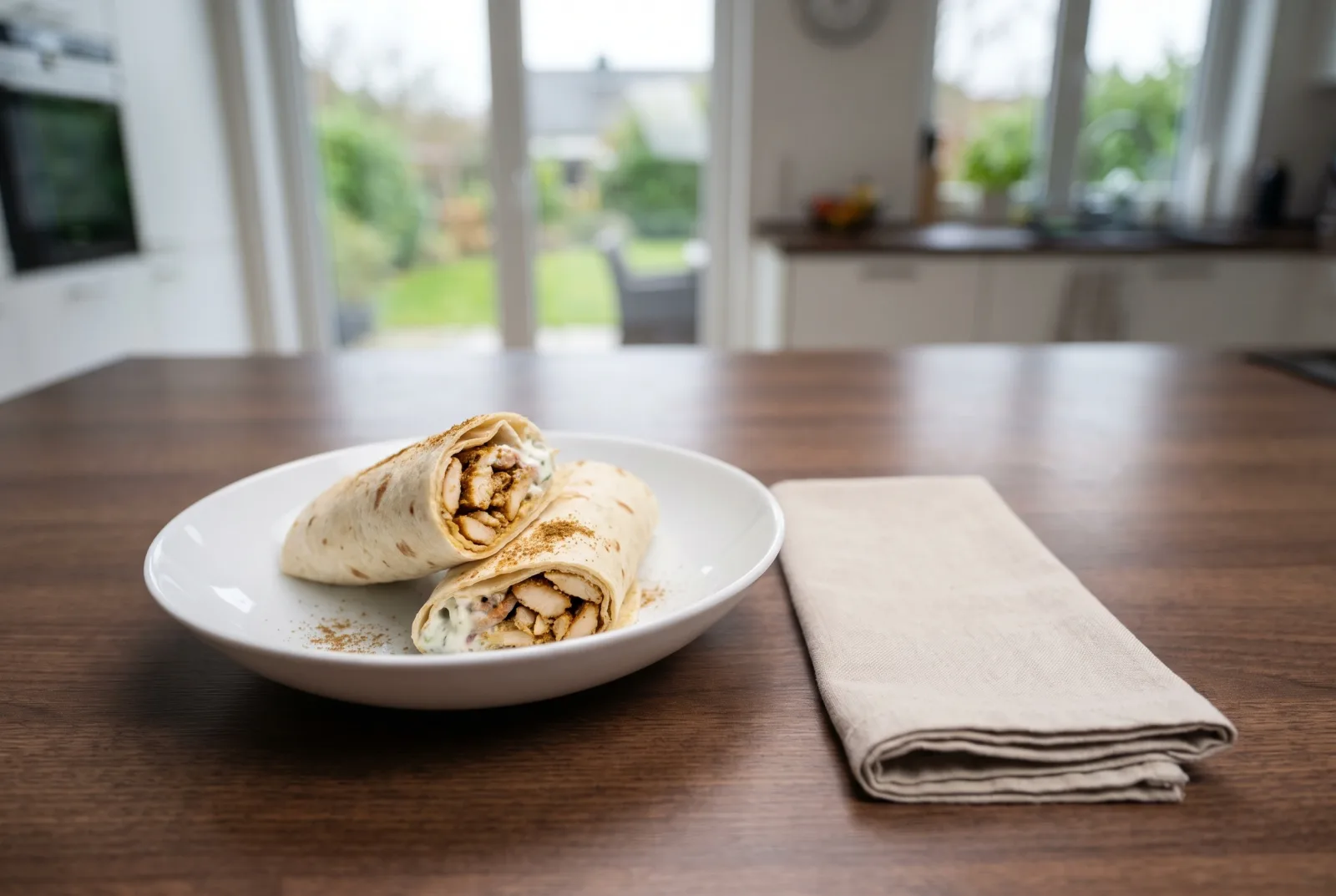 Lebanese Chicken Shawarma Wraps | Wraps with Garlic Yogurt Sauce