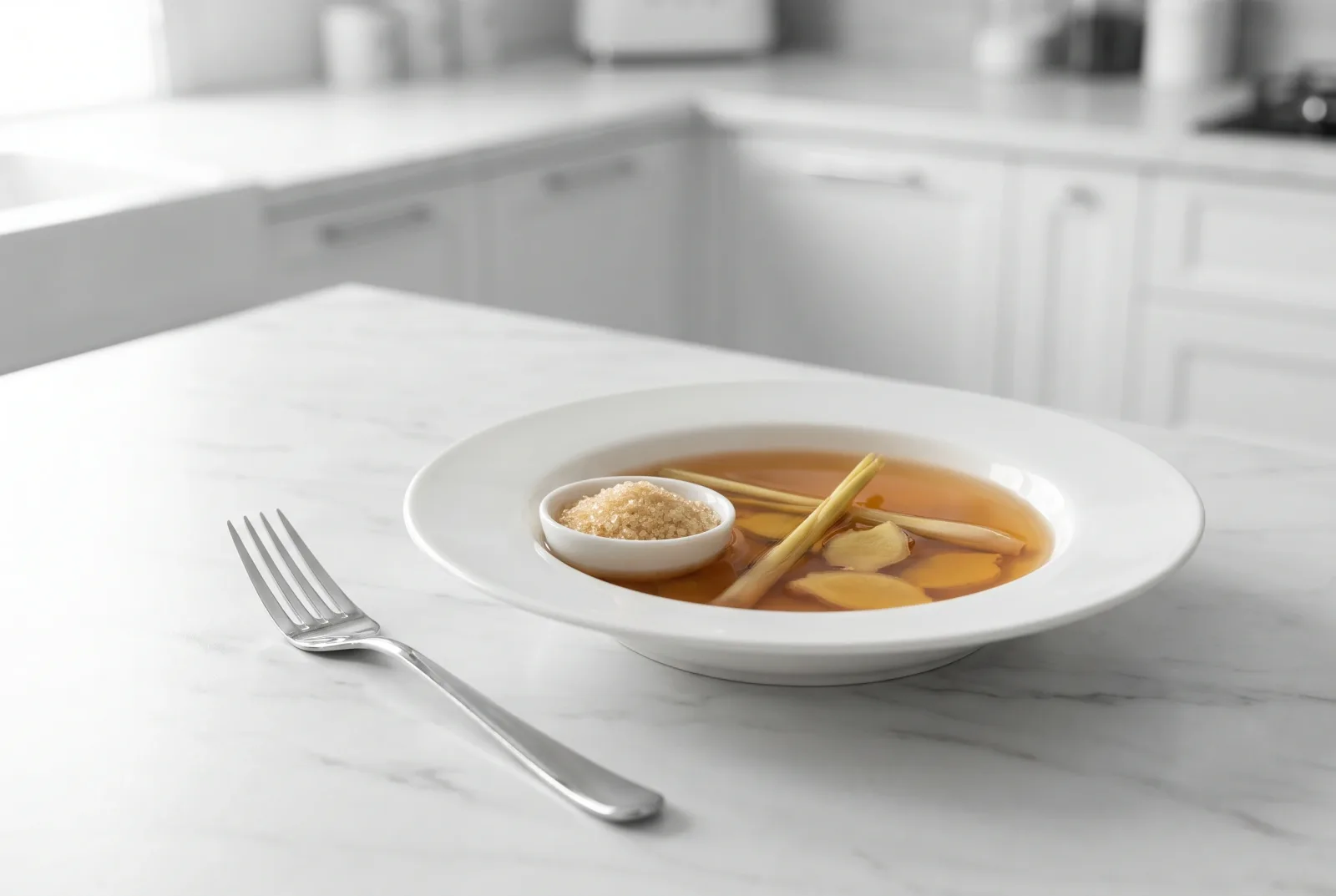 Malaysian Sugar-Free Lemongrass and Ginger Tea | Refreshing Hot Drink