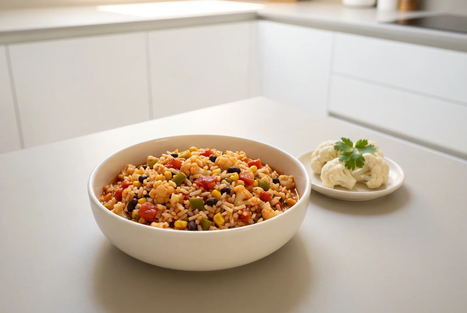 Mexican-style cauliflower rice — a quick ketogenic recipe