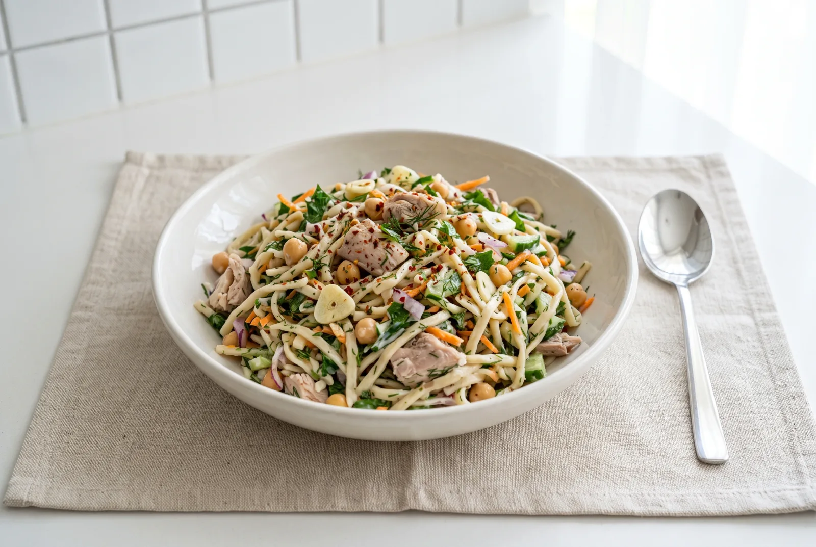 Uzbek-Style Cold Noodle Salad with Beef