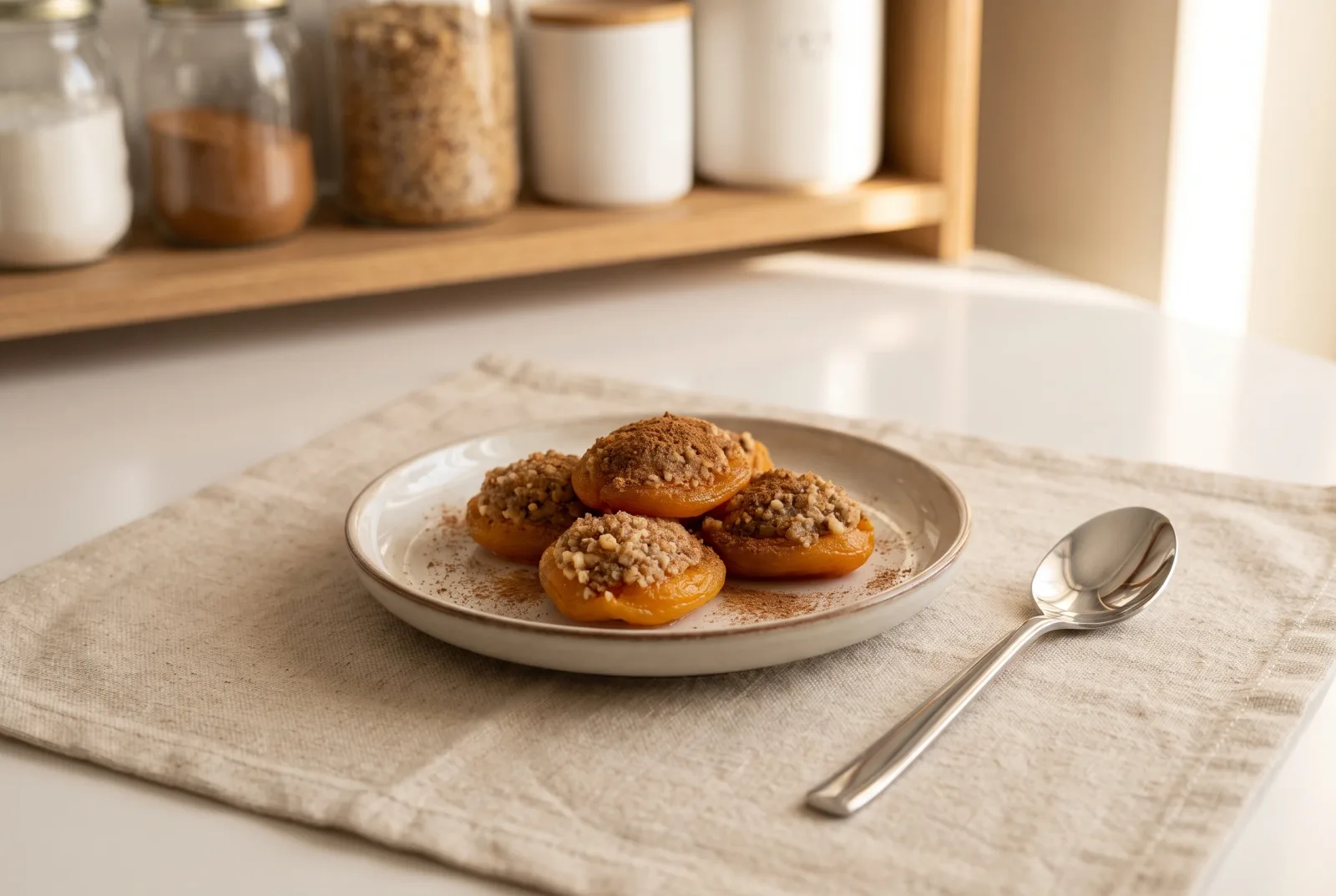 Armenian-Style Alani | Dried Peaches Stuffed with Walnuts