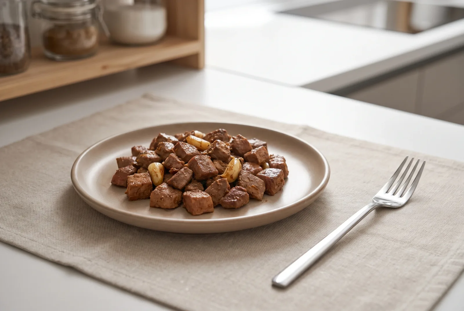 Armenian-Style Cumin Lamb Liver Sauté | Skillet Liver with Mint and Garlic