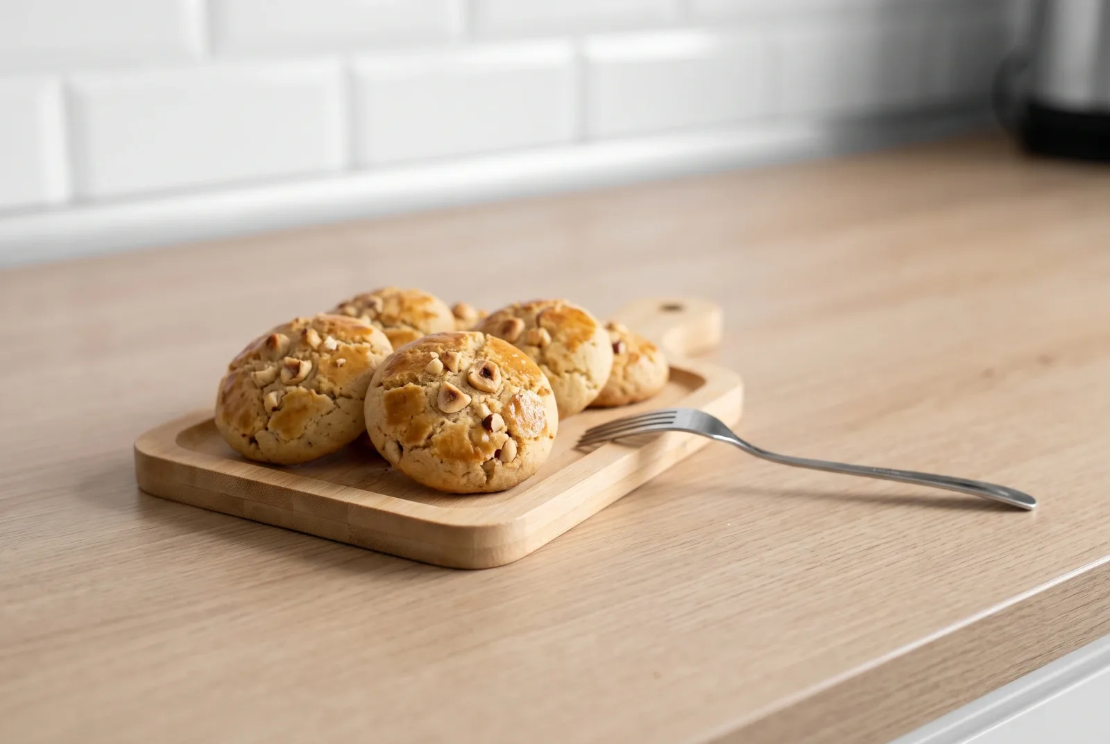 Armenian Mahlab Cookies — Hazelnut Cookies Coated in Powdered Sugar