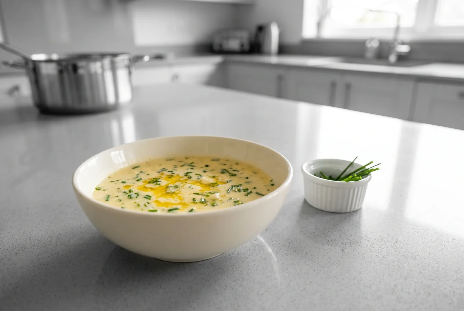 Irish-Style Creamy Chive Sauce | Herb Sauce for Steak