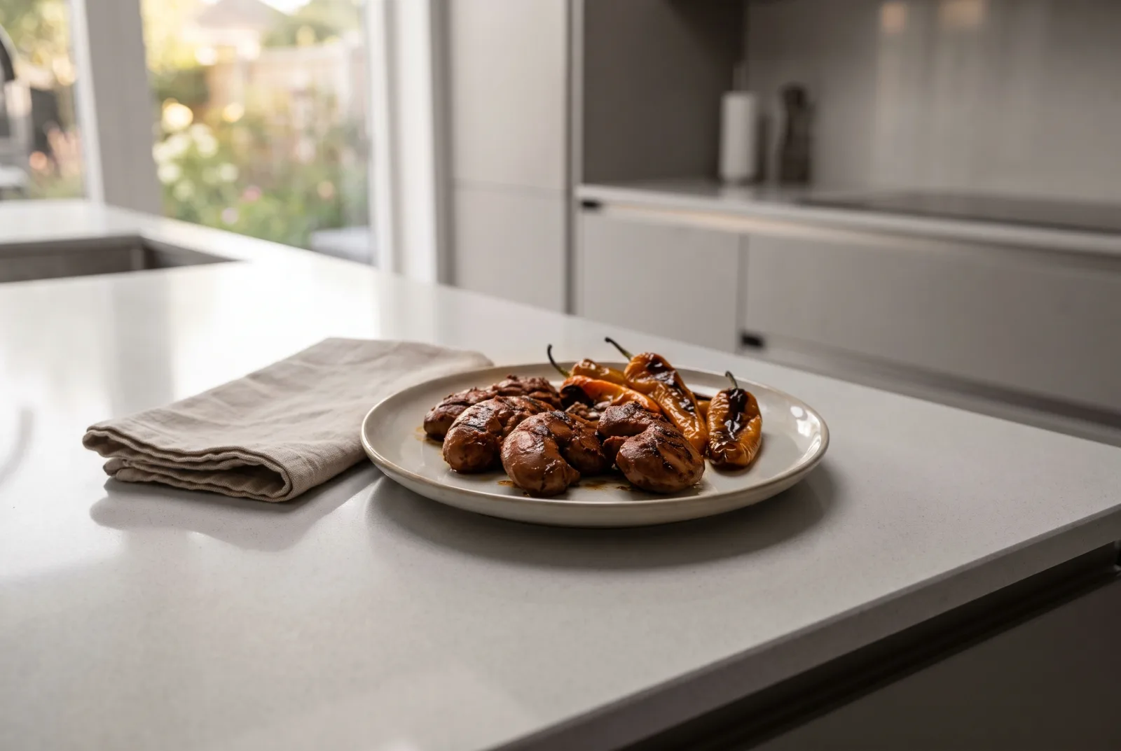 Kalawi Mashwiyeh | Syrian Spiced Grilled Lamb Kidney Skewers