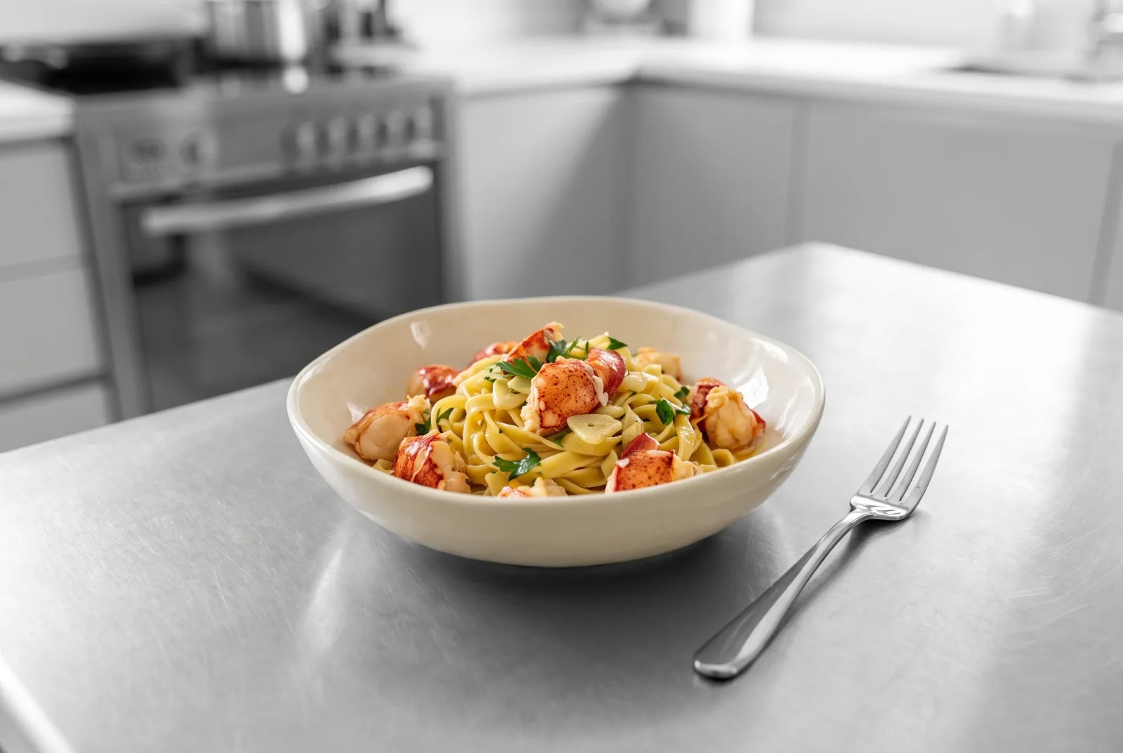 Rock Lobster Pasta | Quick Buttered Pasta with Leftover Lobster