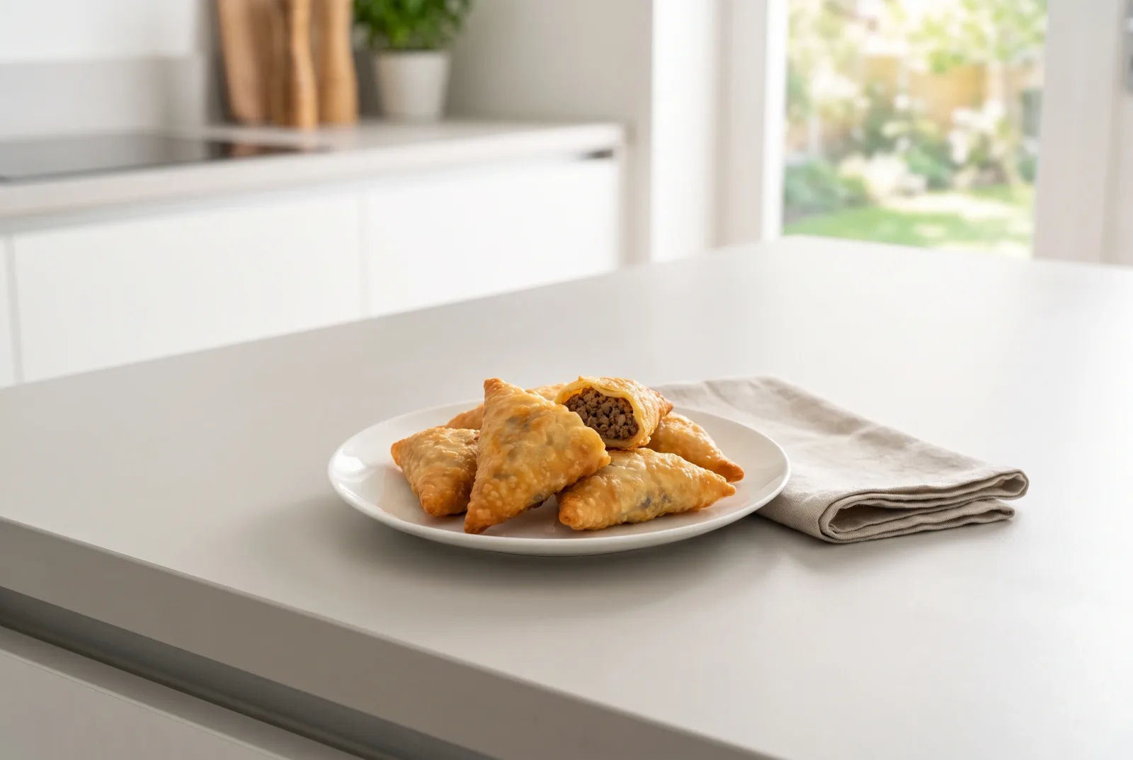Pakistani Meat Samosas | Spiced, Flaky Pastries