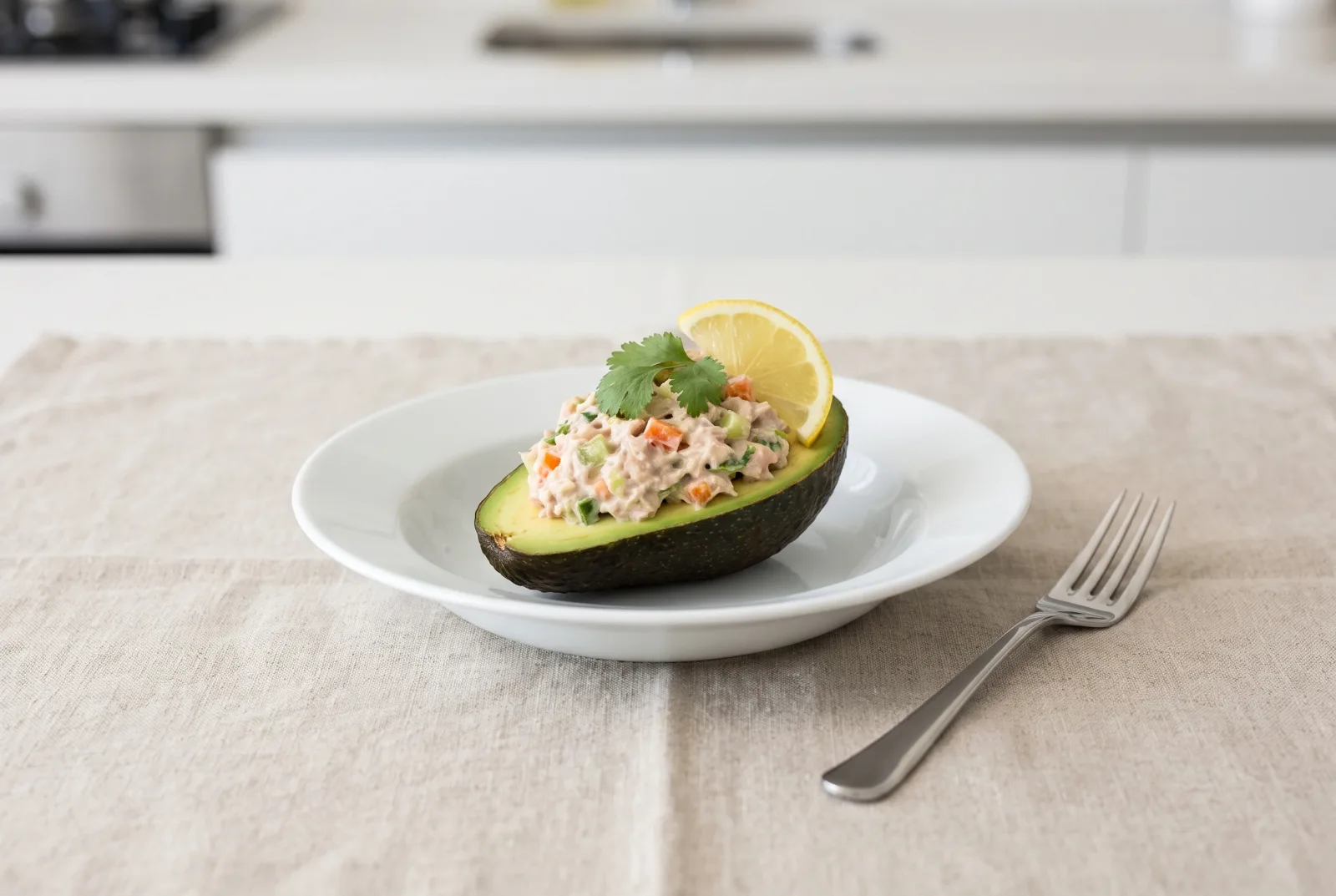 Colombian-Style Tuna-Stuffed Avocado | Easy Picnic Appetizer
