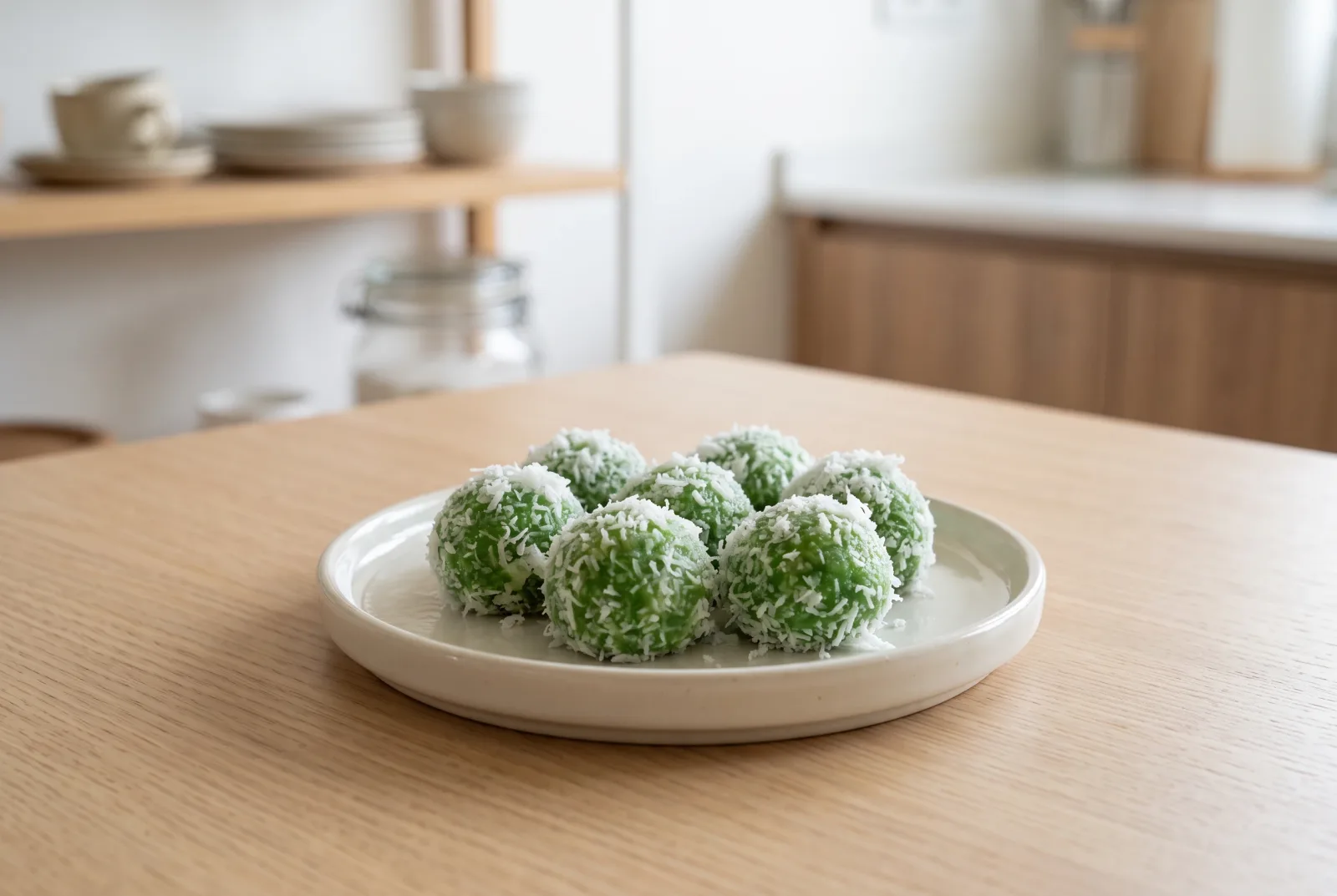 Onde-Onde | Malaysian Palm Sugar Rice Balls with Coconut
