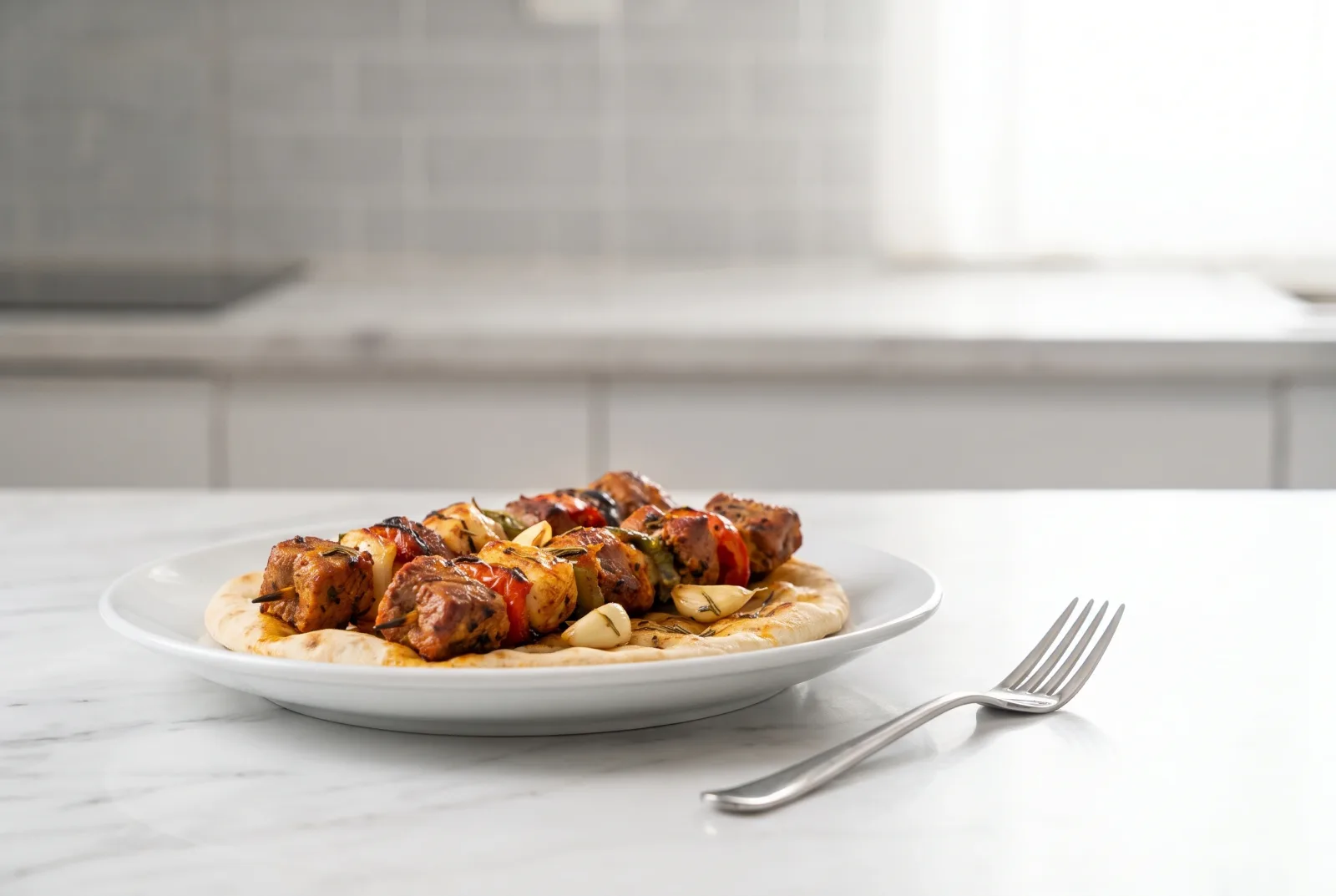 Shashlik Ekmegi (Uzbek Grilled Lamb Flatbread Wraps)