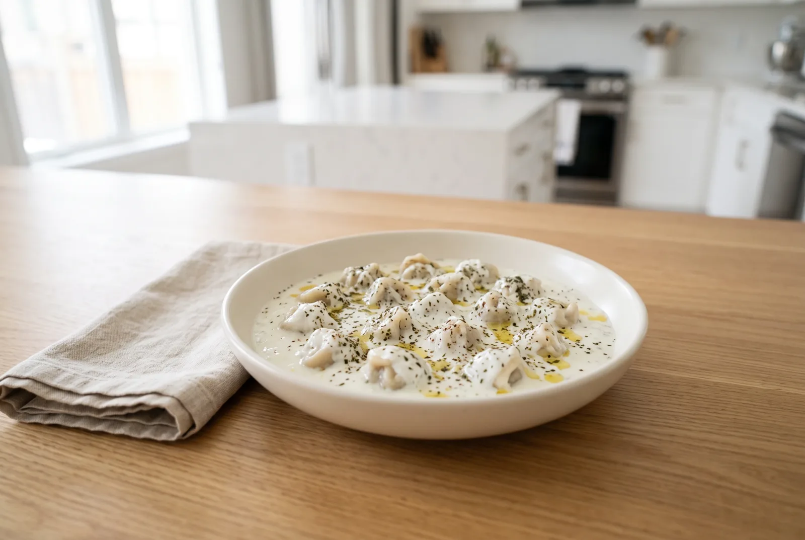 Shish Barak | Syrian Meat Dumplings in Yogurt Sauce