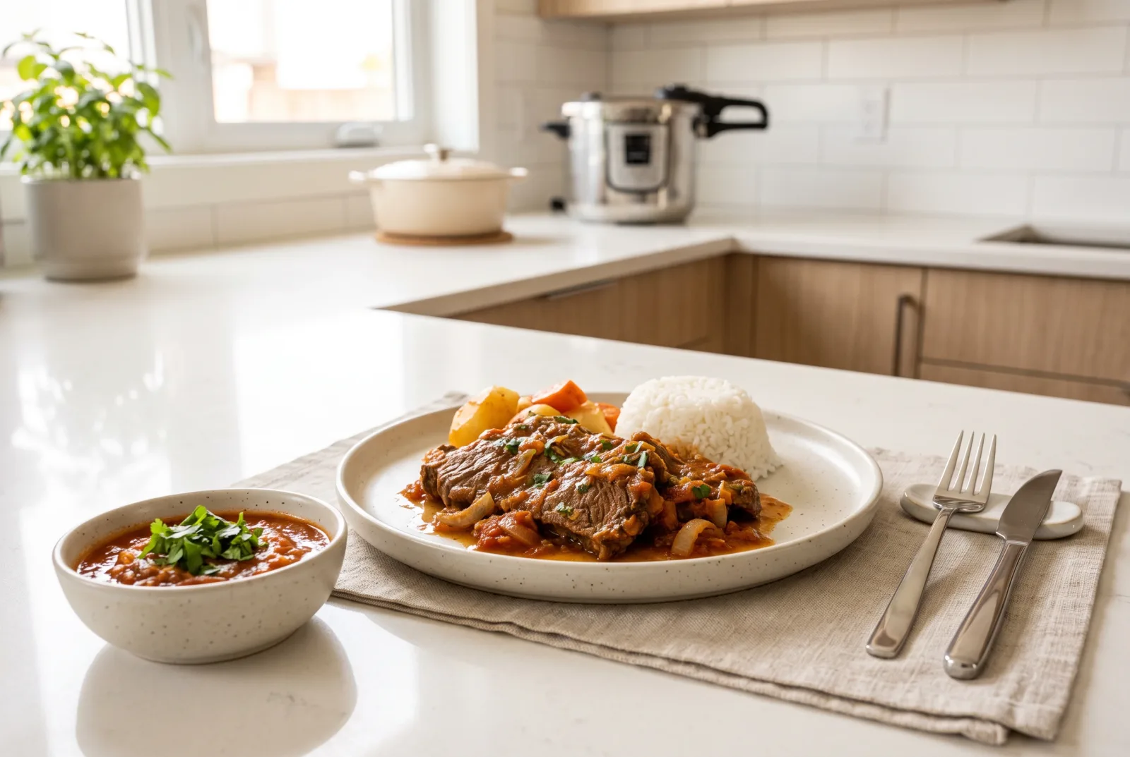Sobrebarriga — Colombian-Style Spiced Beef Brisket Stew