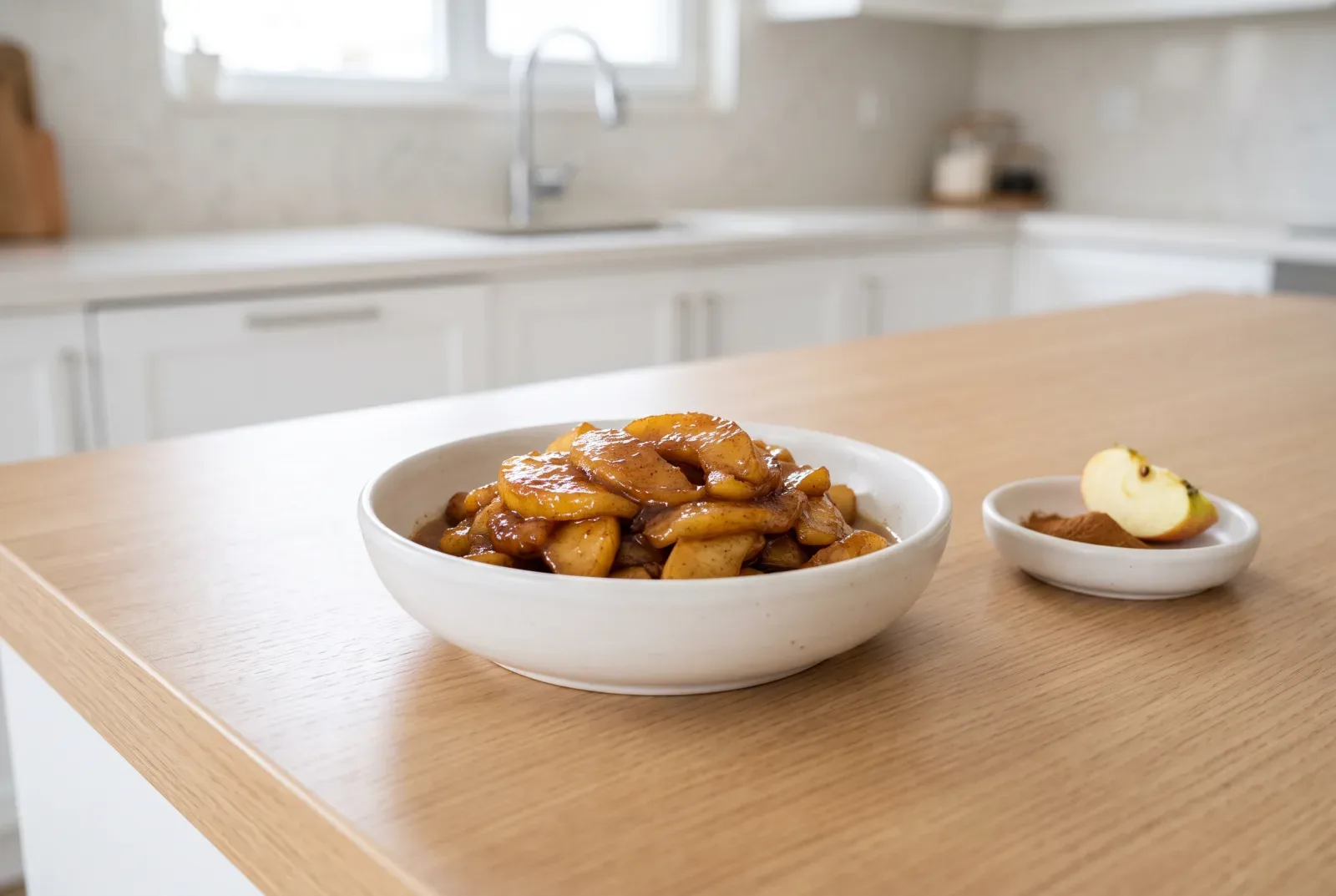 Almaty Apple Skillet with Honey and Cinnamon