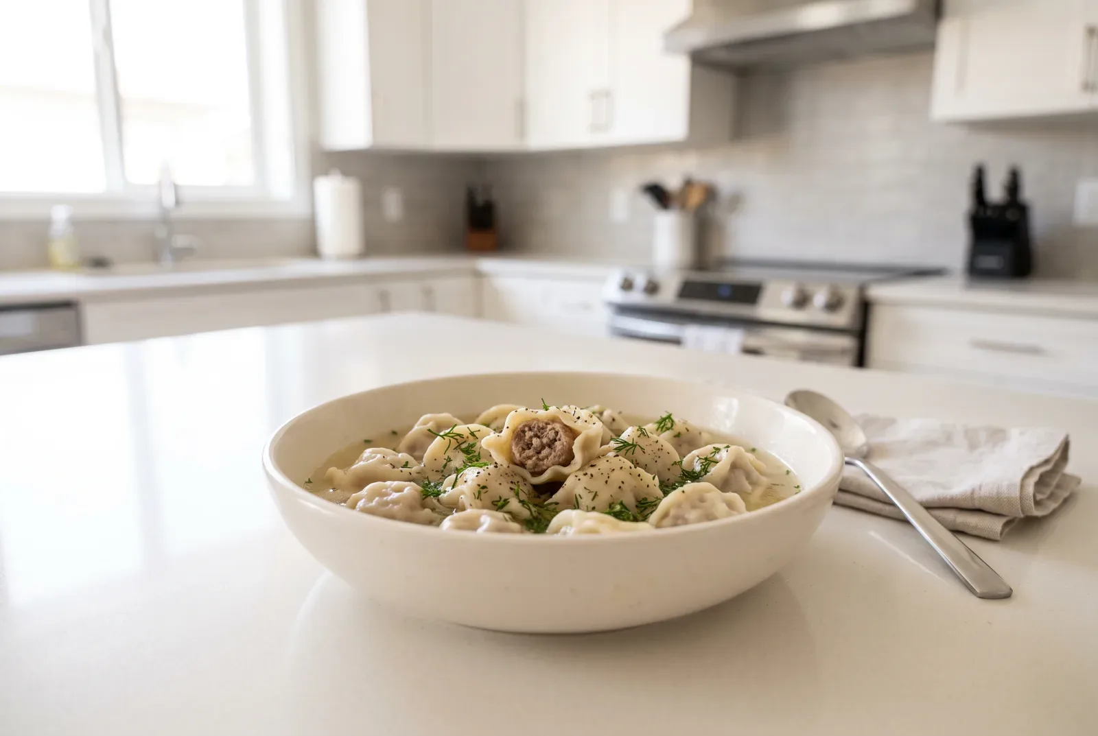 Chuchvara | Uzbek-Style Boiled Mini Dumplings