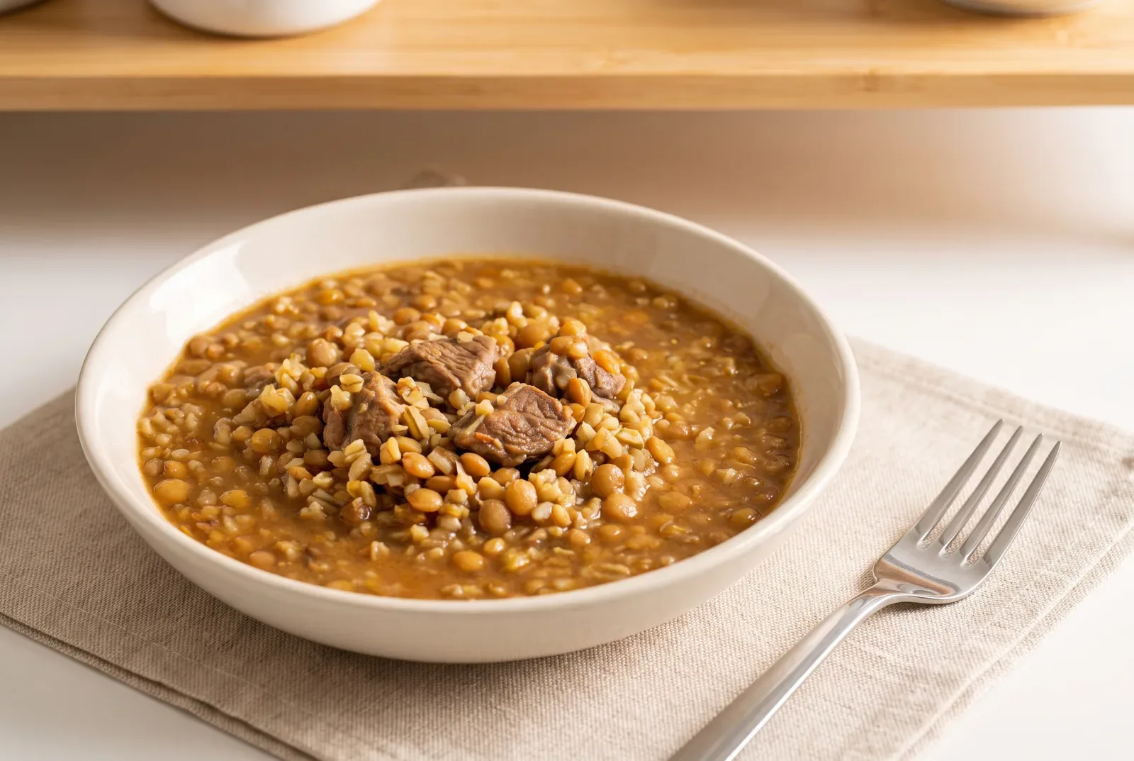 Iraqi Freekeh and Red Lentil Stew | A Whole-Grain Pressure-Cooker Dish