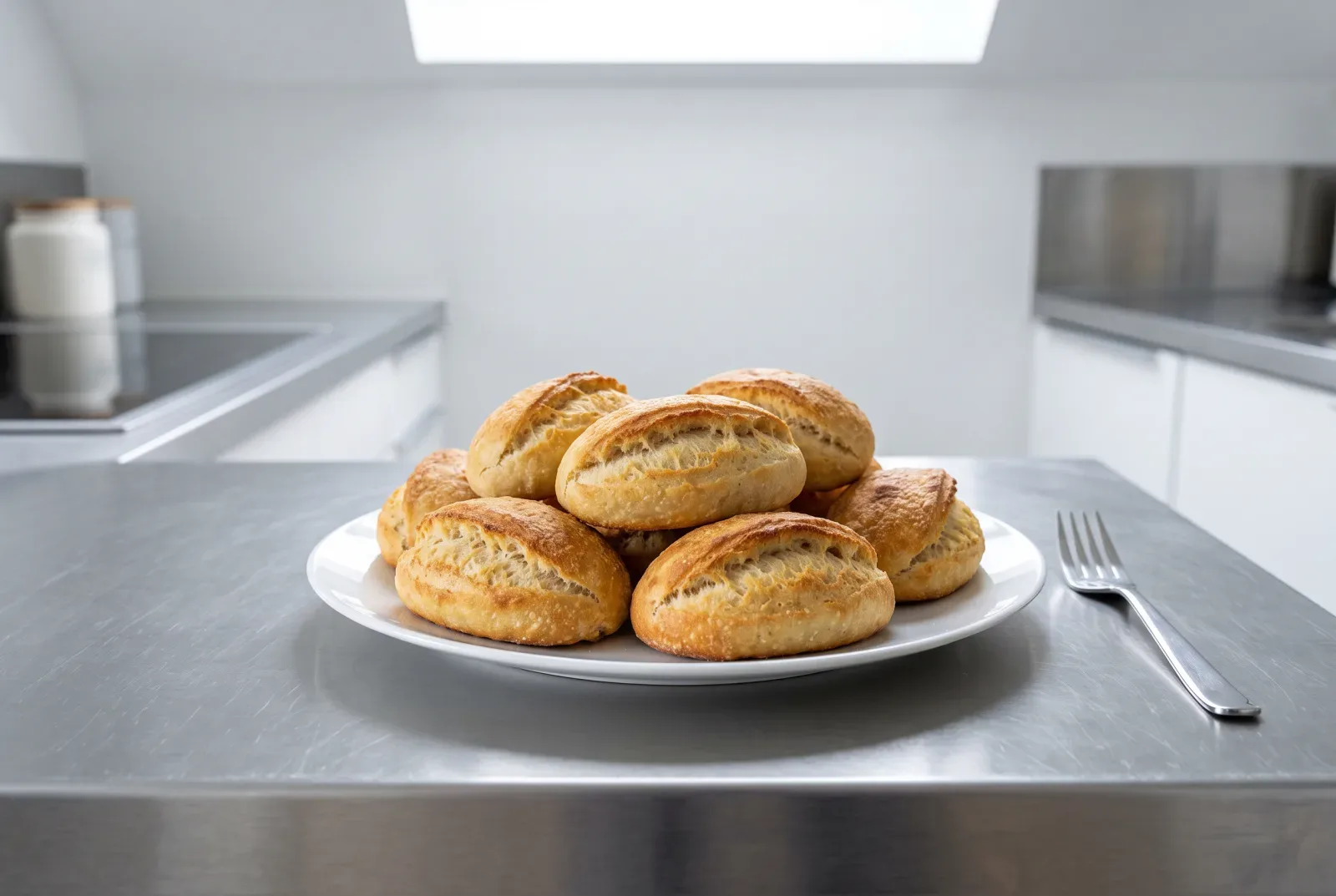 Mini Iraqi Samun Bread | Pointed Rolls Made in an Air Fryer