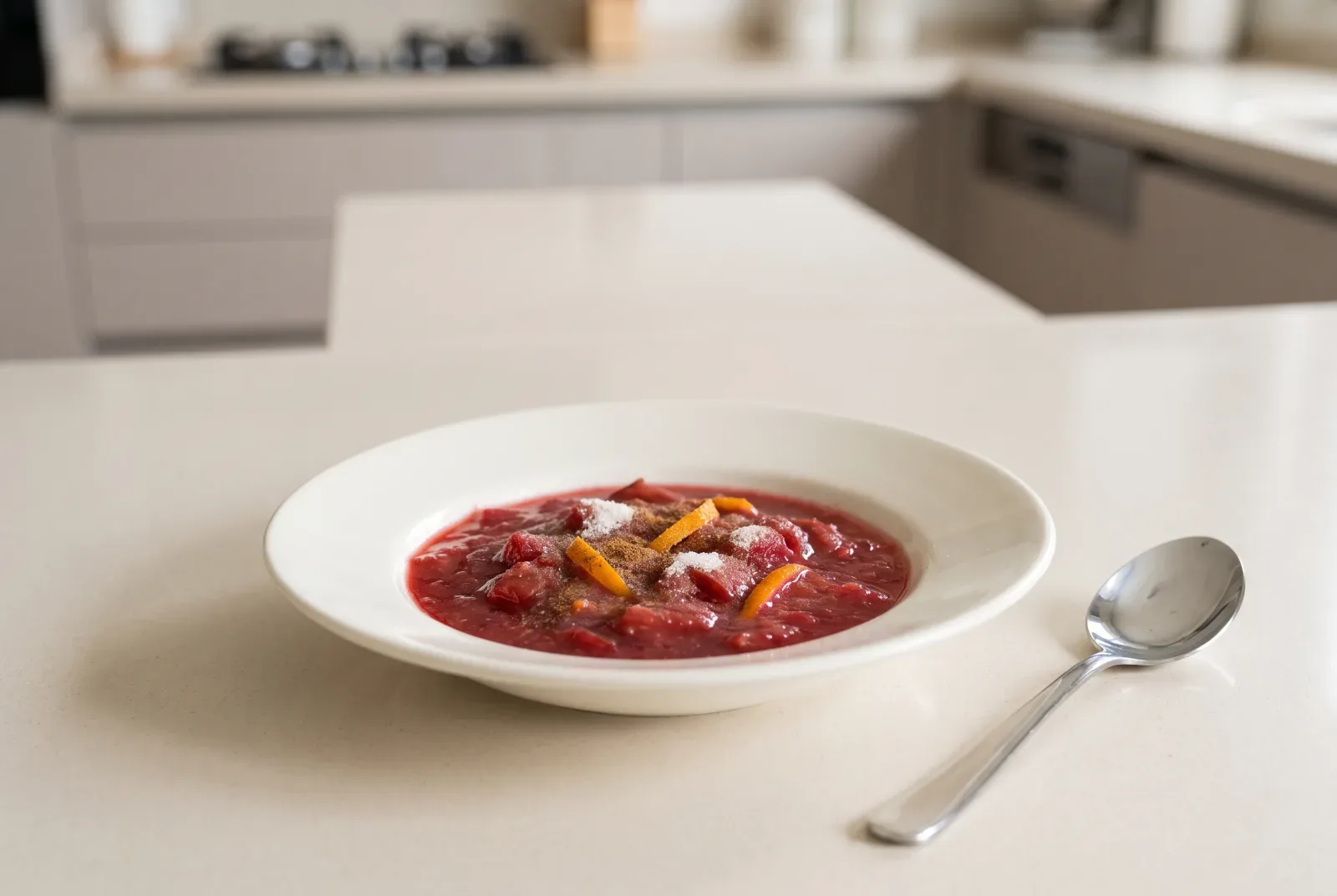 Irish-Style Rhubarb Compote | Tart-Sweet Spring Dessert