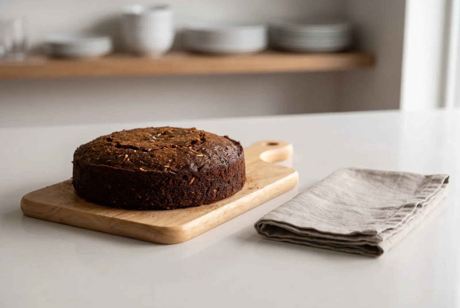 Jamaican Toto Cake — spiced baked coconut cake