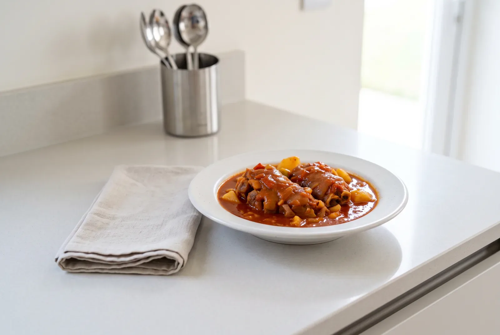 Jordanian Lamb Trotters (Kawareh) | Spiced Pressure-Cooker Stew