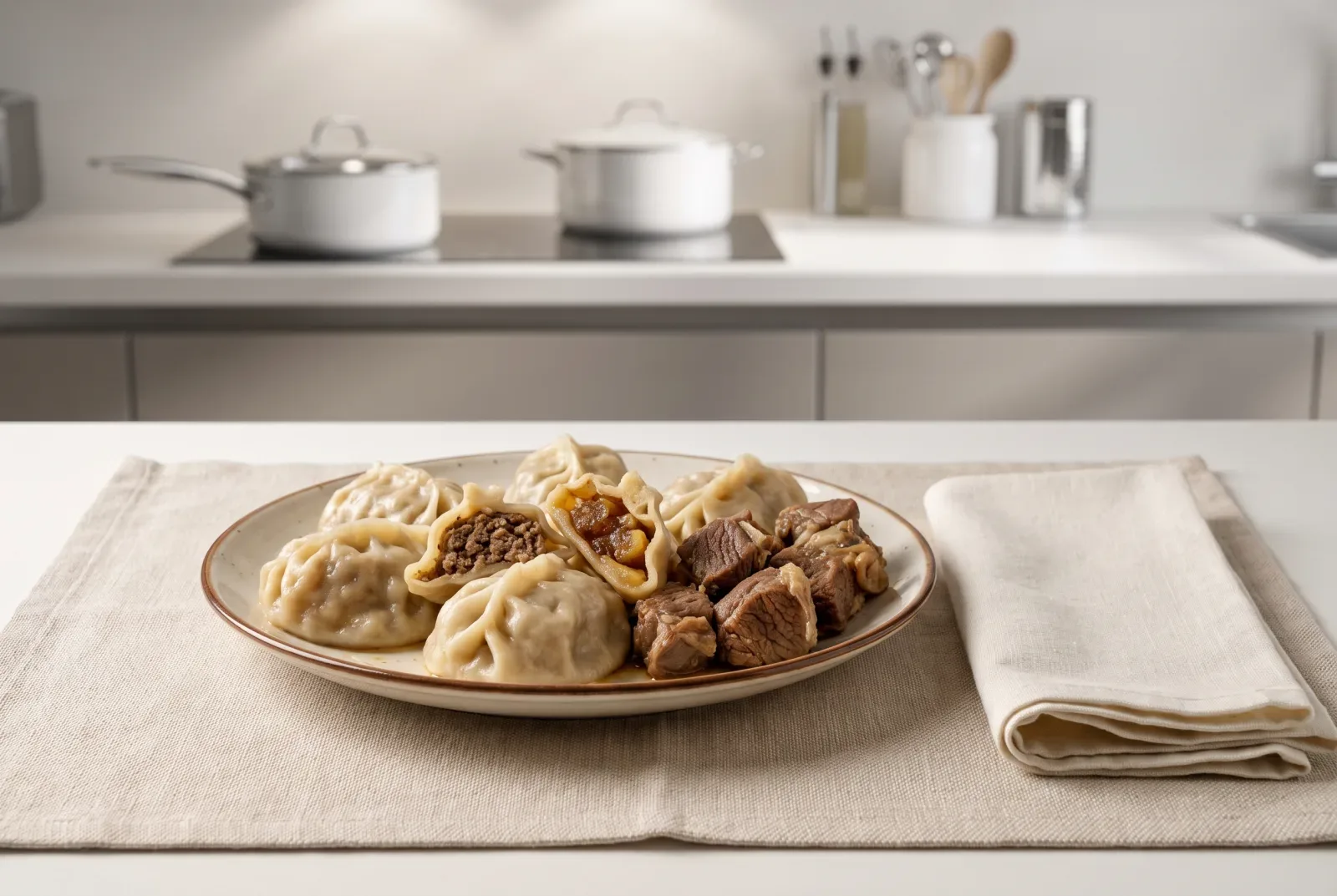 Kazakh Manty | Steamed Lamb and Pumpkin Dumplings