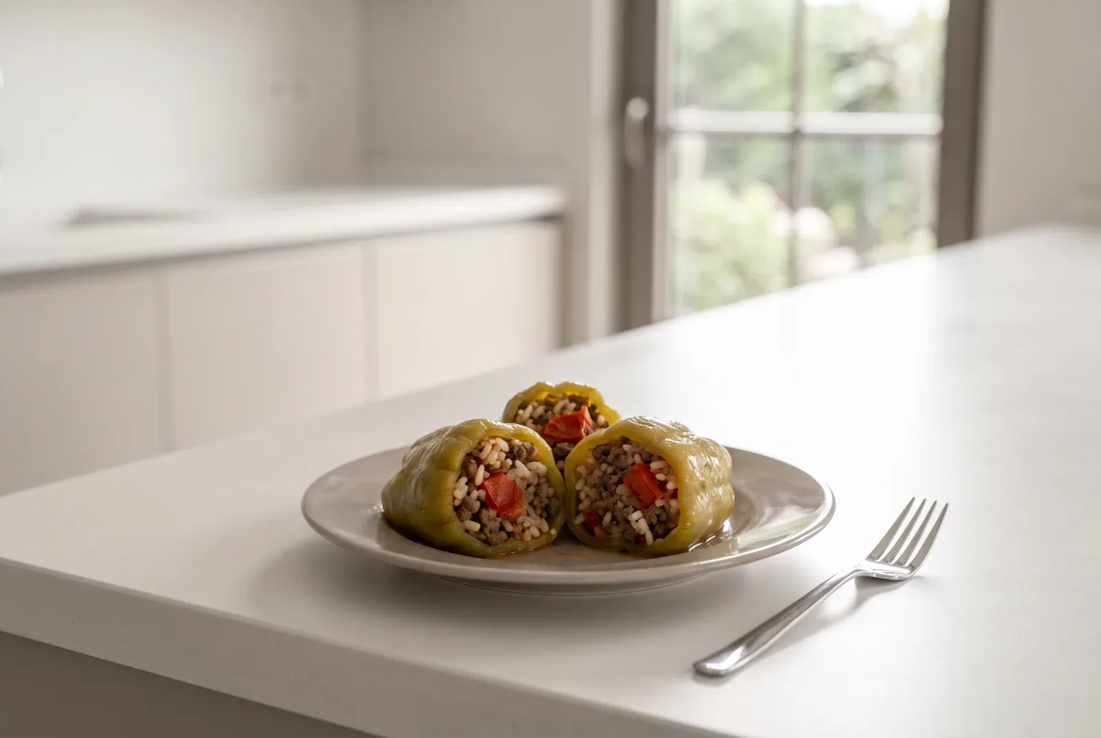 Kazakh-Style Stuffed Peppers | Ground Lamb and Rice Filling